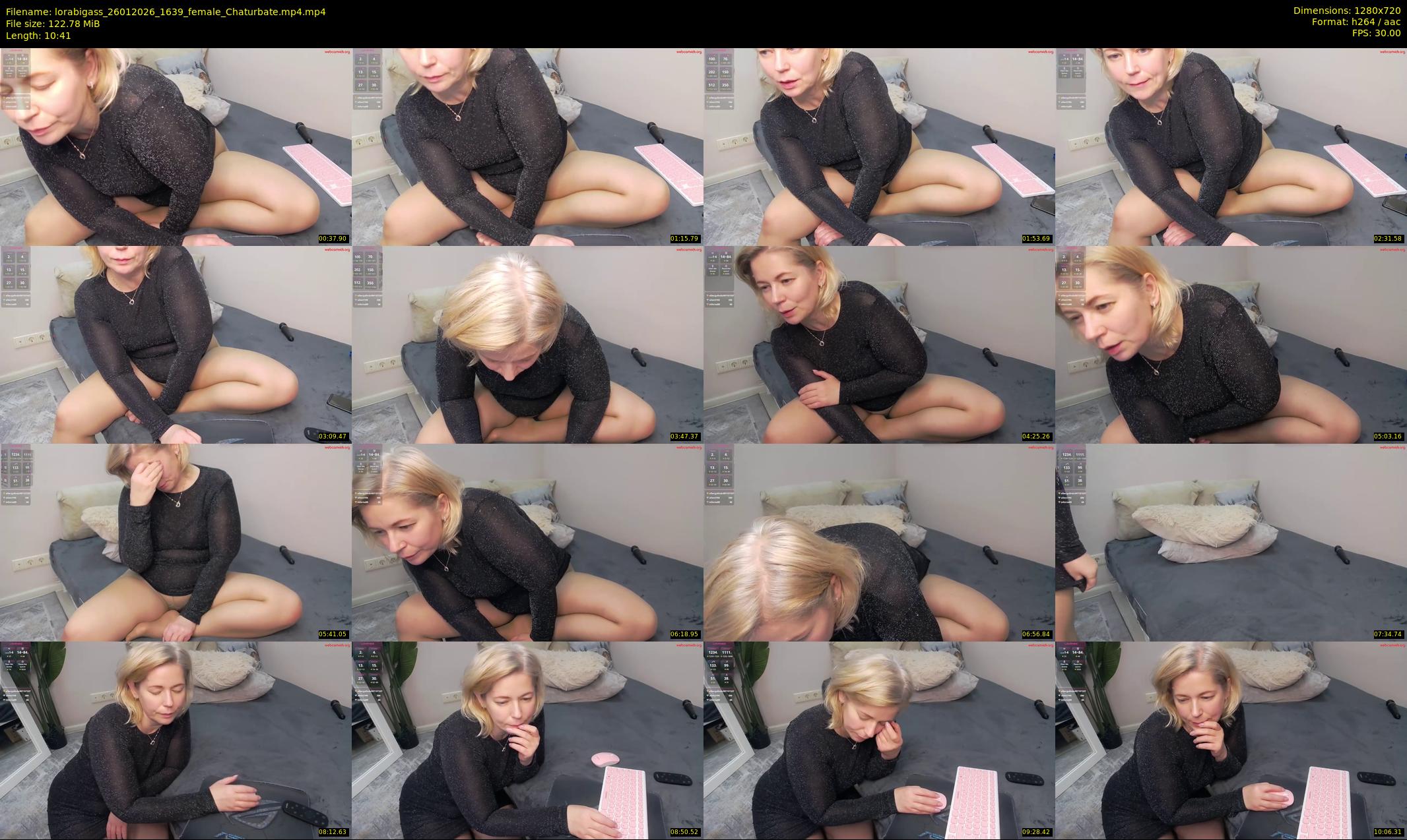 lorabigass — 11 minute Chaturbate female cam show recording, 720p, Jan 26, 2026