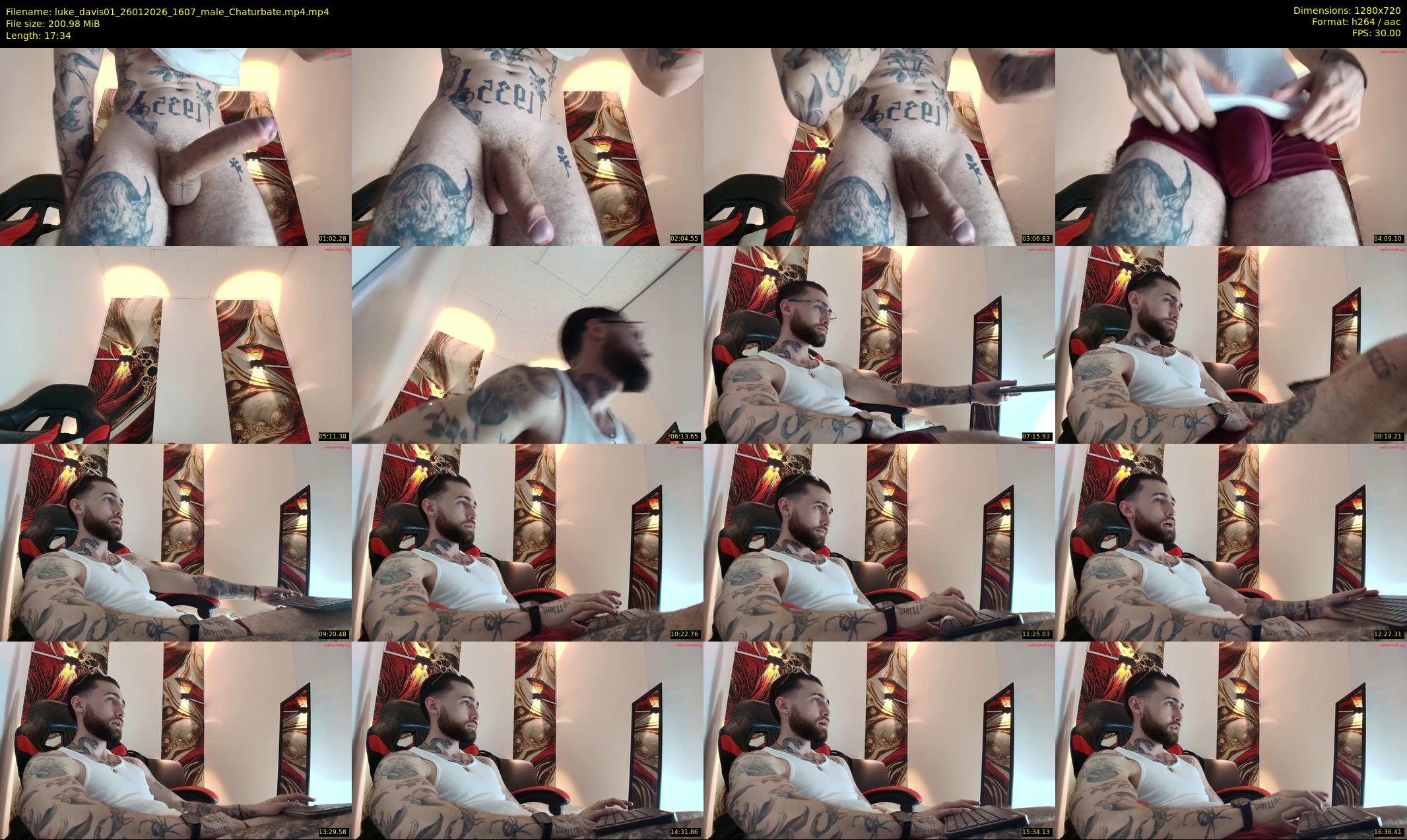 luke_davis01 — 18 minute Chaturbate male cam show recording, 720p, Jan 26, 2026