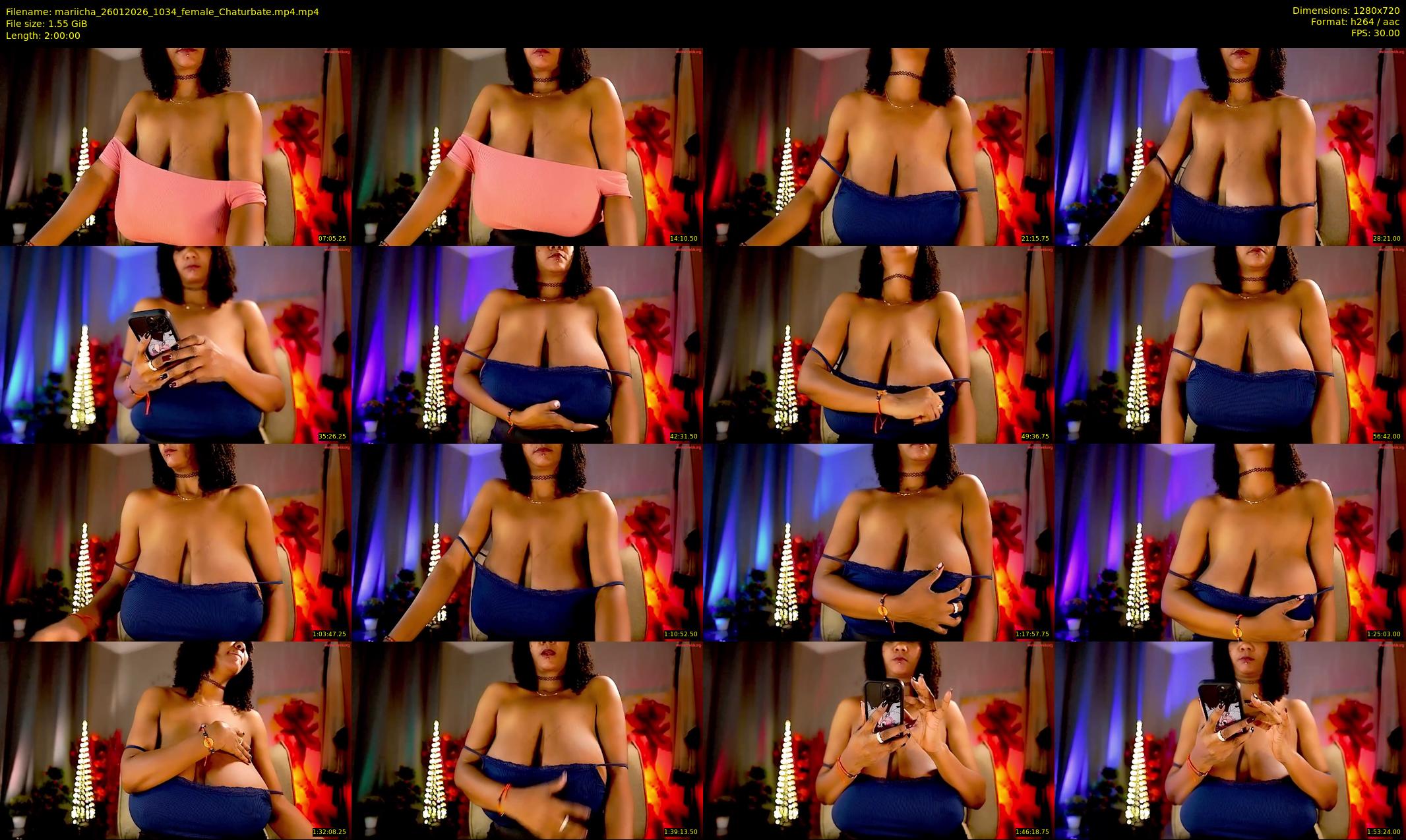 mariicha — 120 minute Chaturbate female cam show recording, 720p, Jan 26, 2026