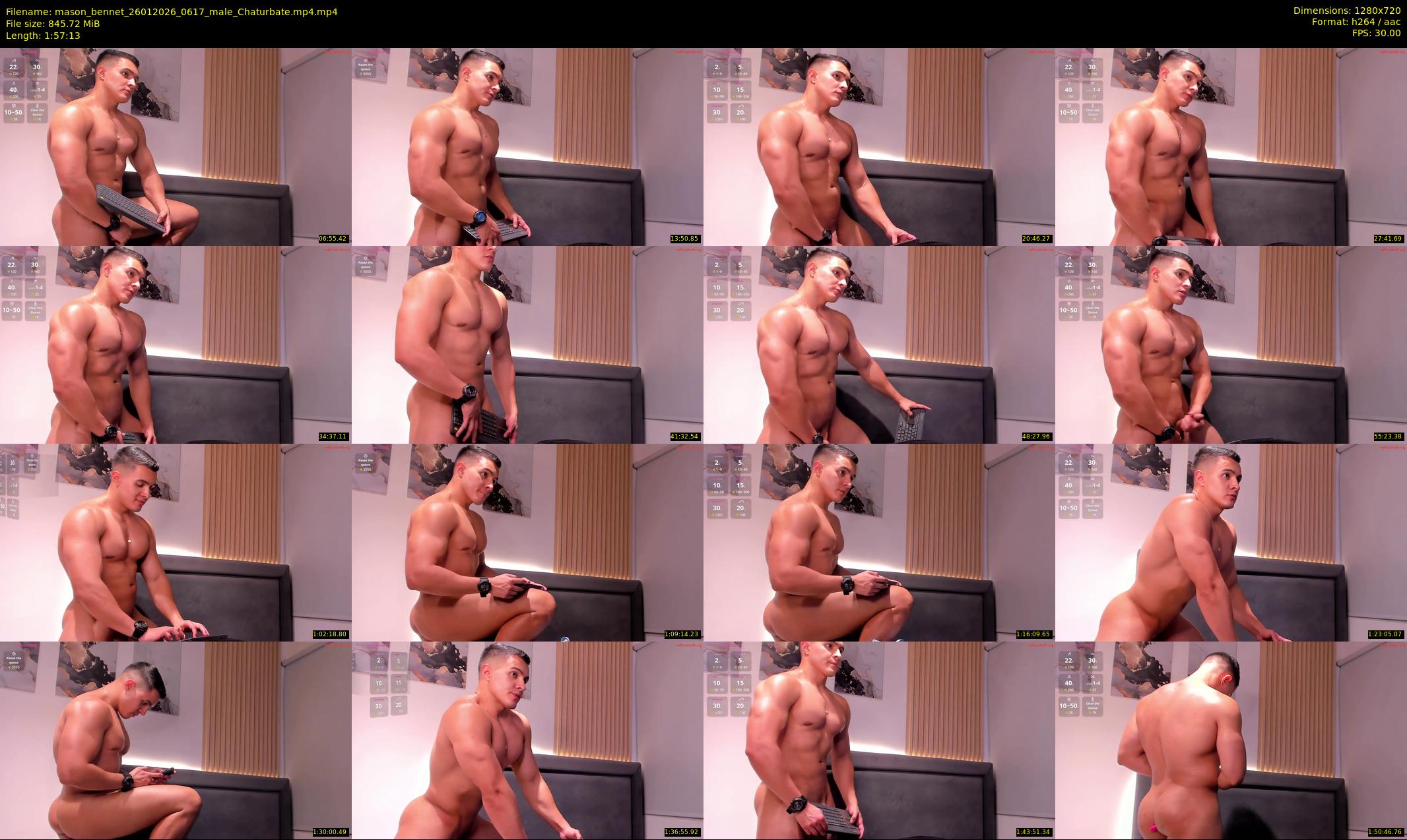 mason_bennet — 118 minute Chaturbate male cam show recording, 720p, Jan 26, 2026