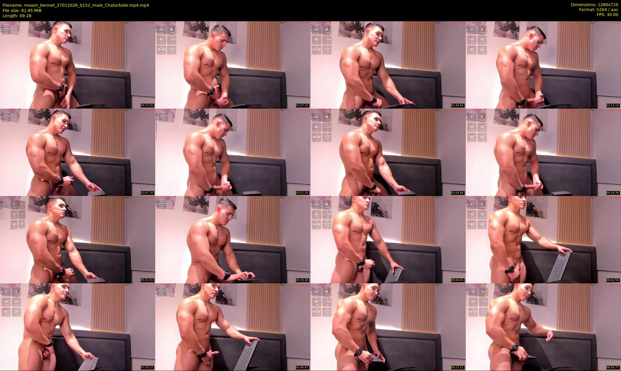 mason_bennet — 10 minute Chaturbate male cam show recording, 720p, Jan 27, 2026