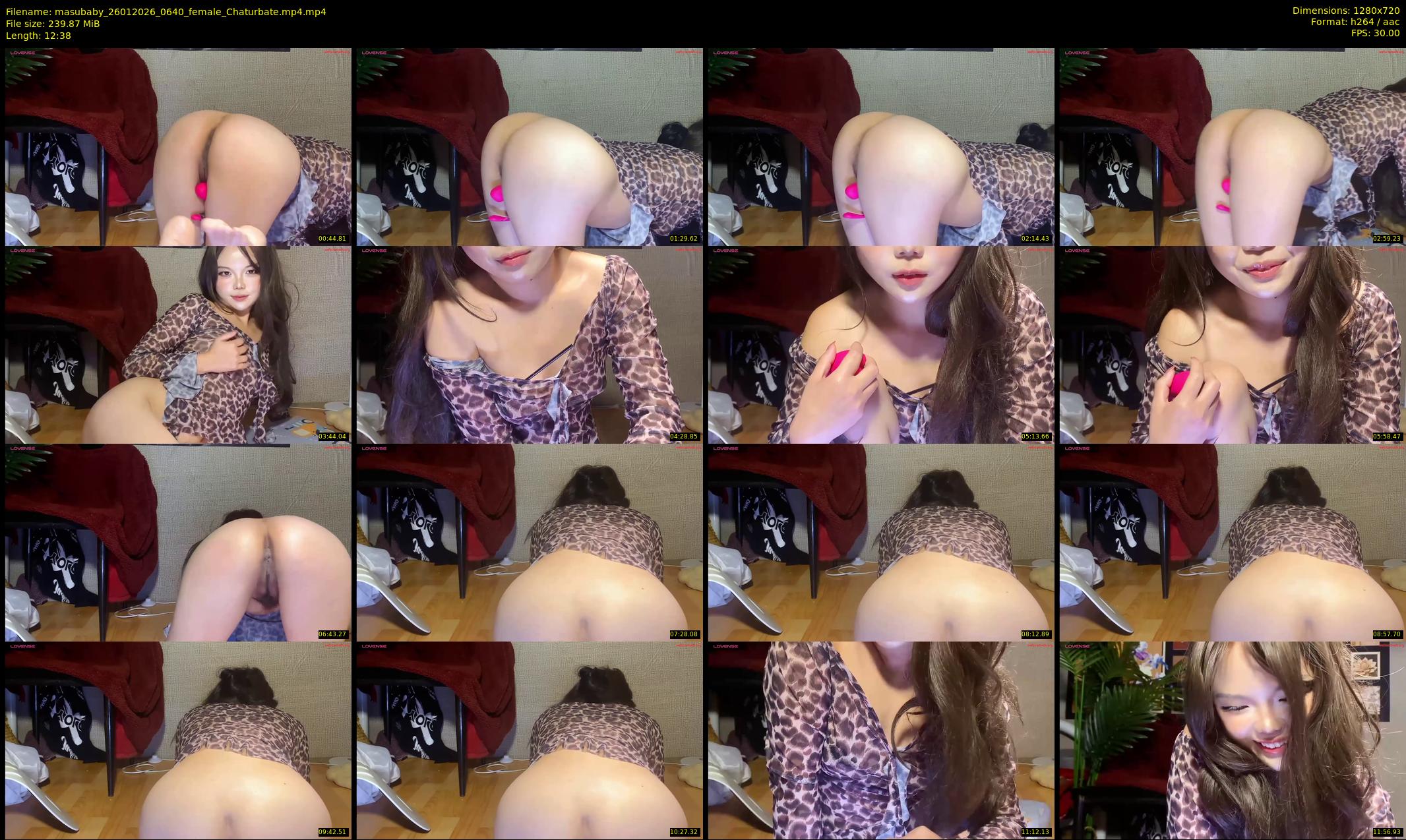 masubaby — 13 minute Chaturbate female cam show recording, 720p, Jan 26, 2026