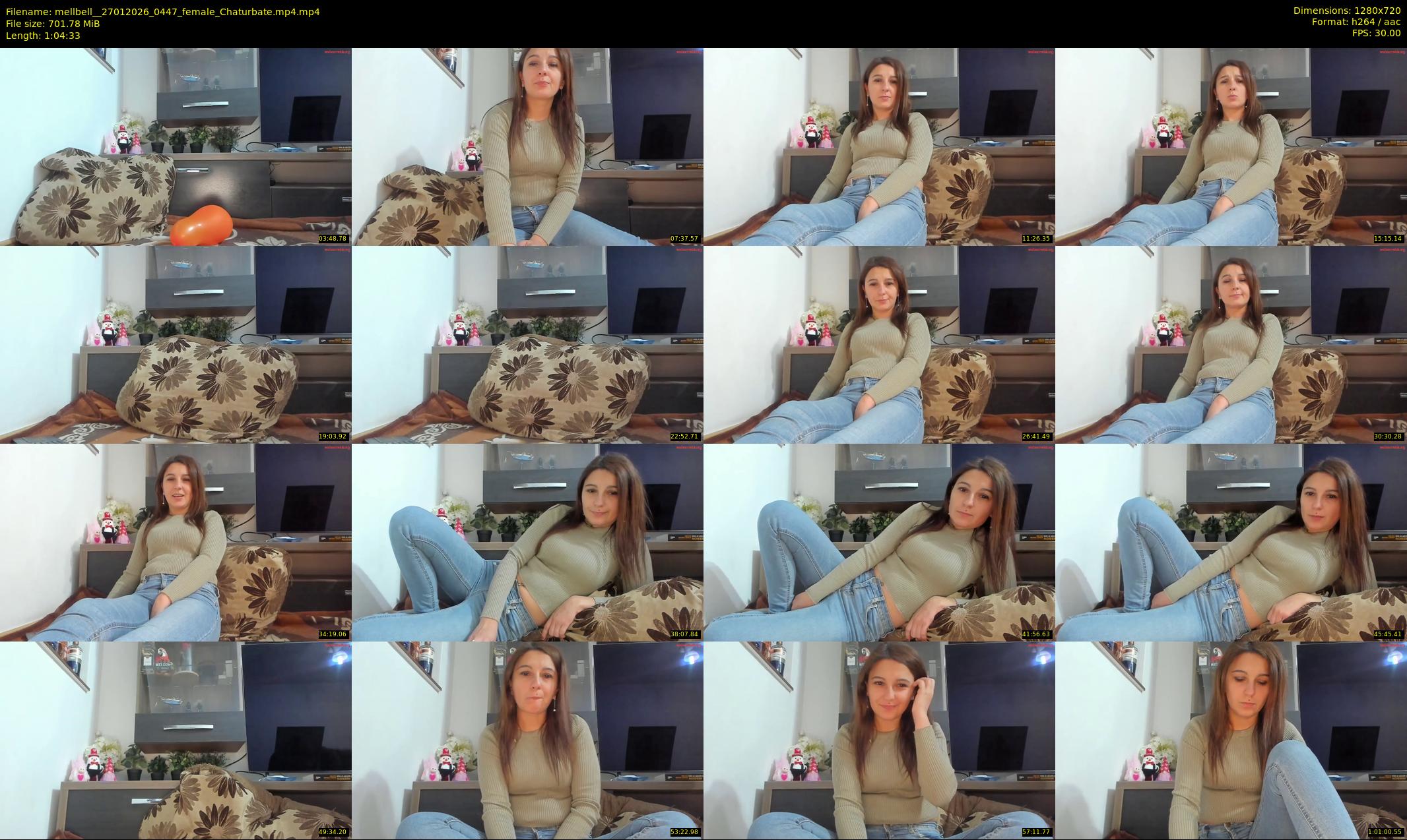 mellbell_ — 65 minute Chaturbate female cam show recording, 720p, Jan 27, 2026