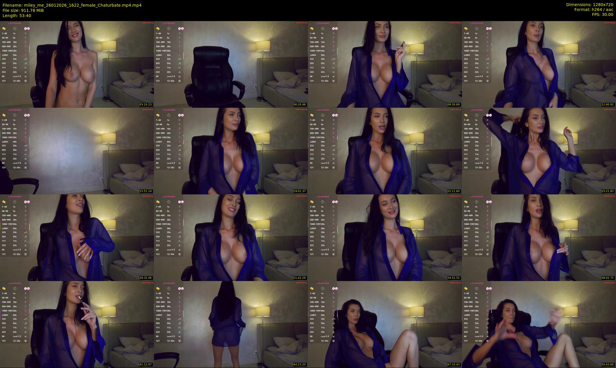 miley_me — 54 minute Chaturbate female cam show recording, 720p, Jan 26, 2026