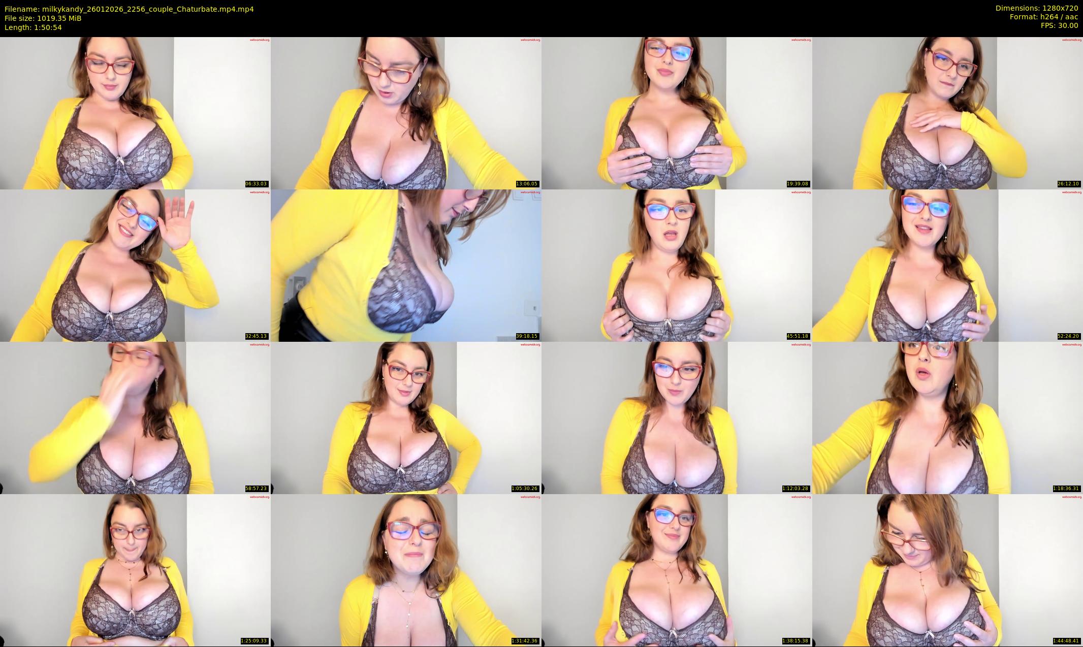 milkykandy — 111 minute Chaturbate female cam show recording, 720p, Jan 26, 2026