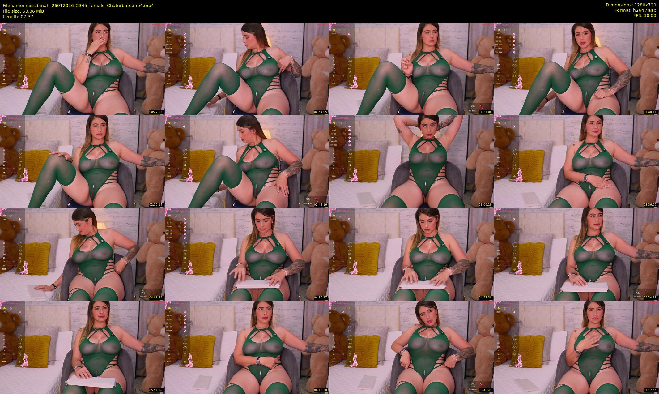 missdanah — 8 minute Chaturbate female cam show recording, 720p, Jan 26, 2026