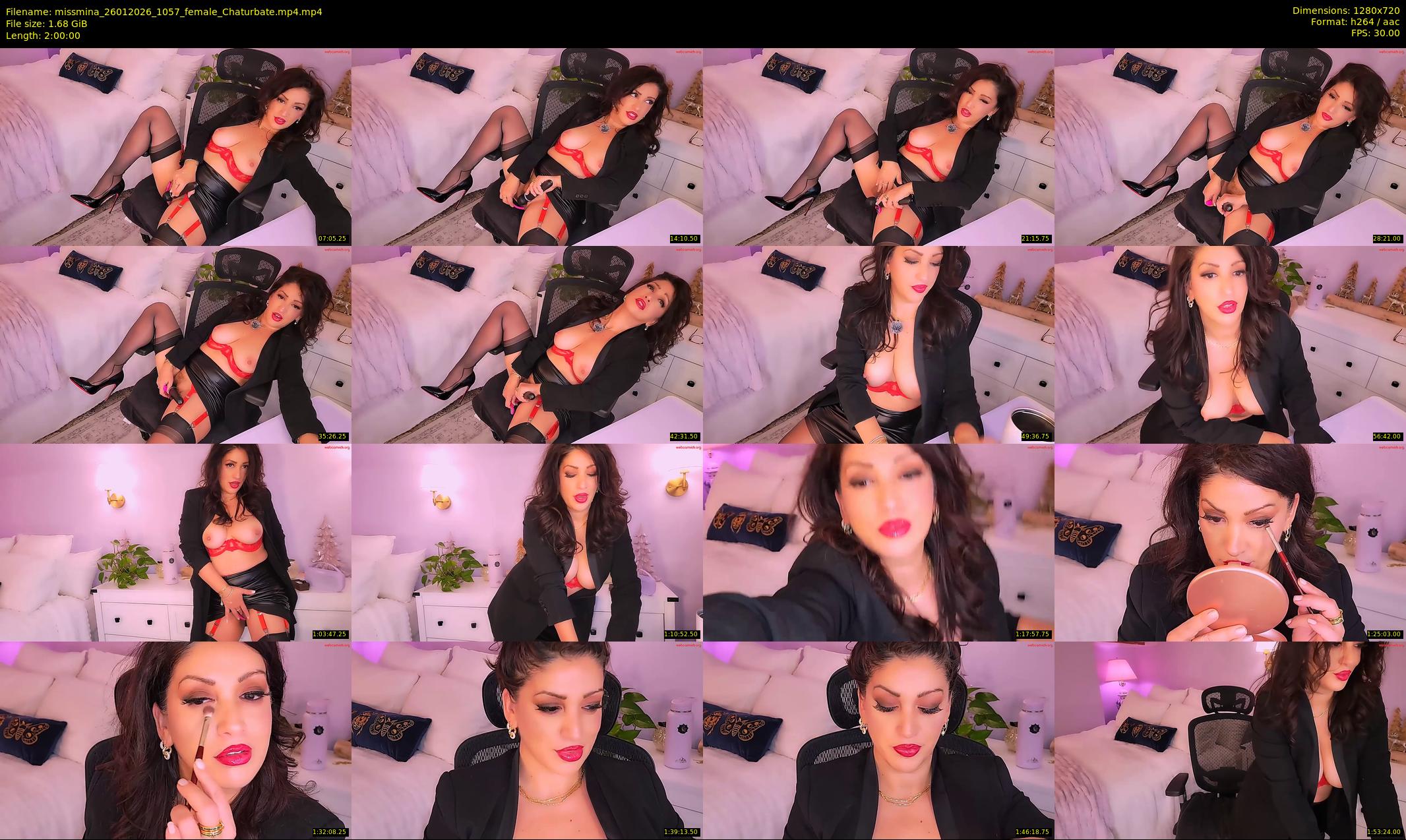 missmina — 120 minute Chaturbate female cam show recording, 720p, Jan 26, 2026