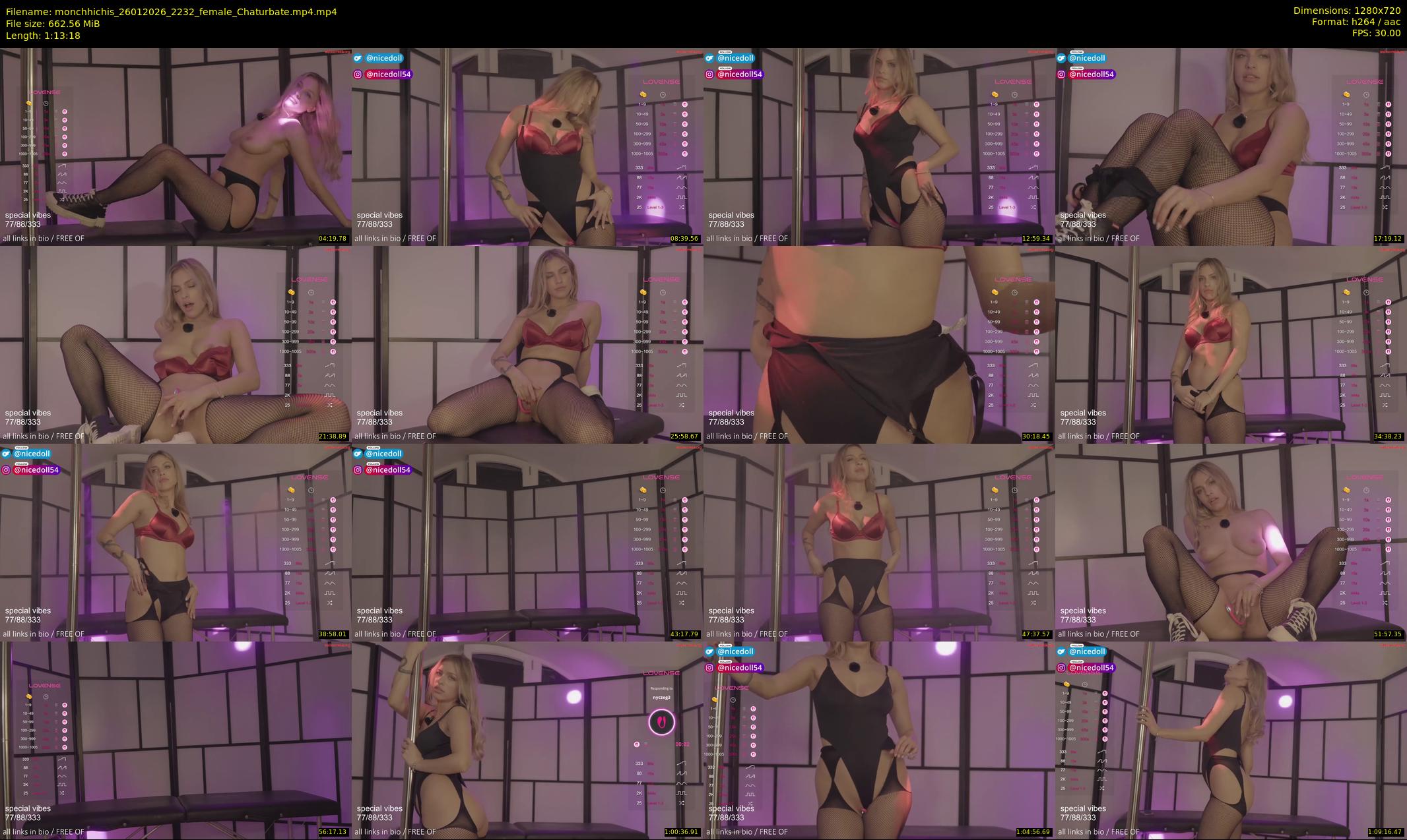monchhichis — 74 minute Chaturbate couple cam show recording, 720p, Jan 26, 2026