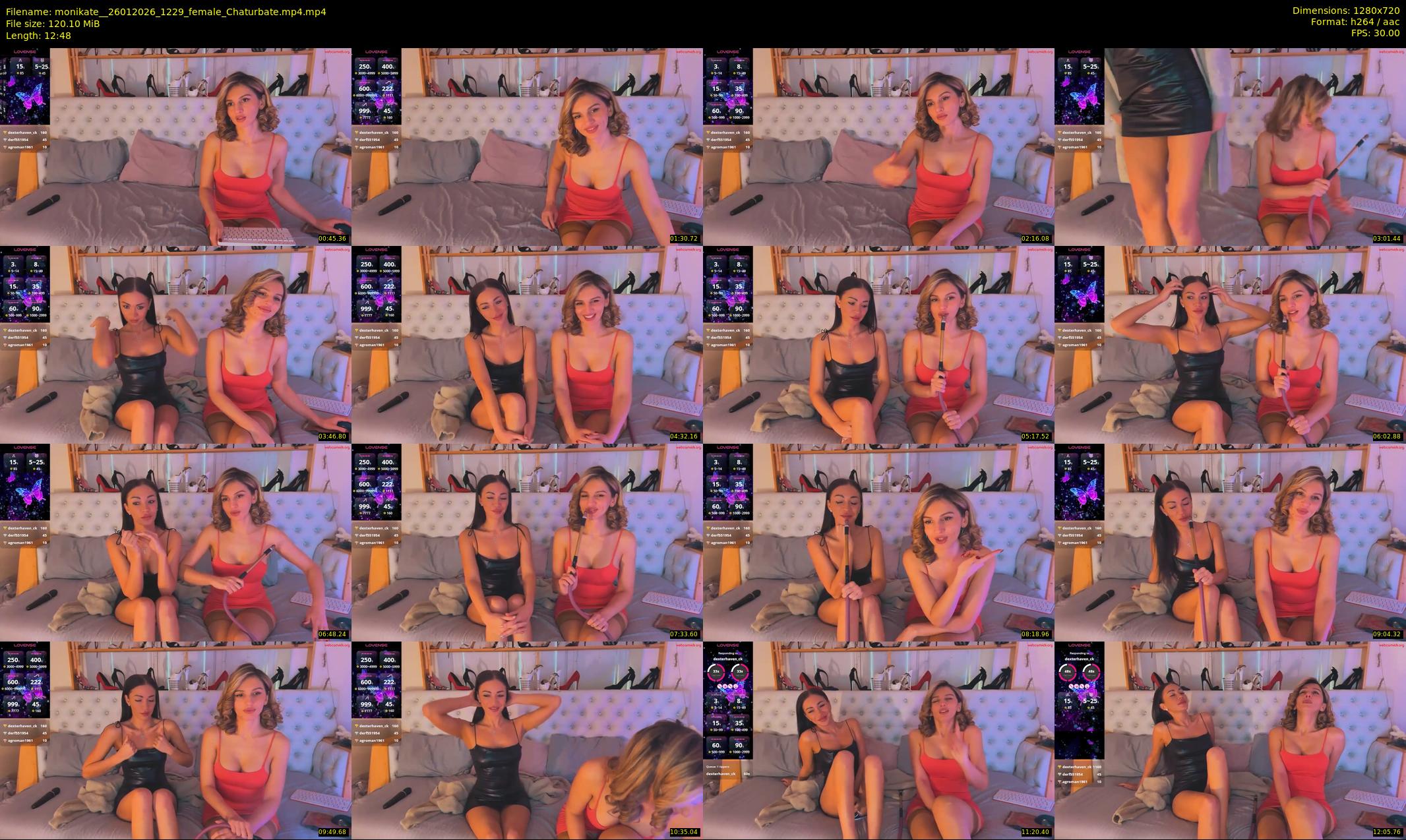 monikate_ — 13 minute Chaturbate couple cam show recording, 720p, Jan 26, 2026