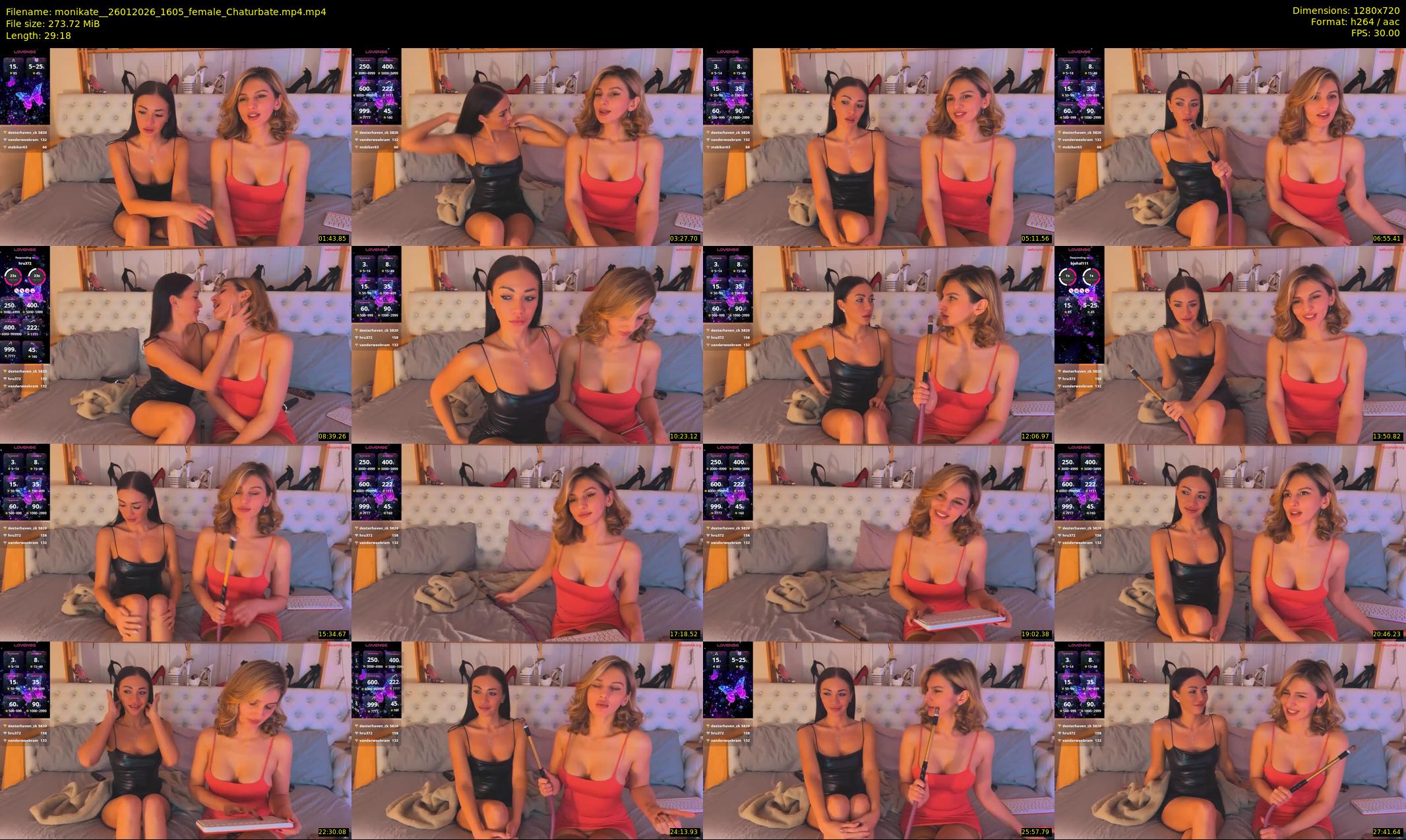 monikate_ — 30 minute Chaturbate couple cam show recording, 720p, Jan 26, 2026