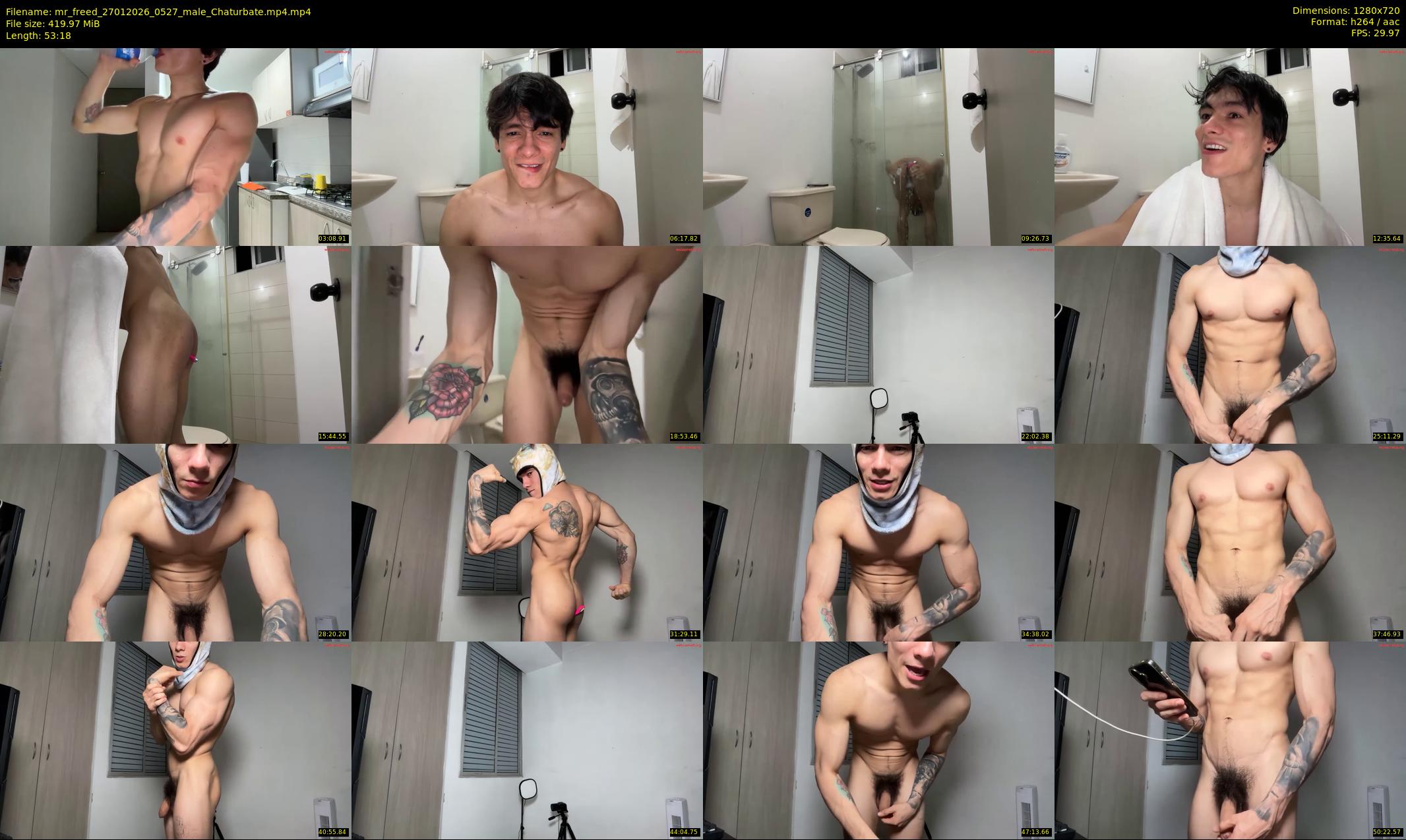 mr_freed — 54 minute Chaturbate male cam show recording, 720p, Jan 27, 2026