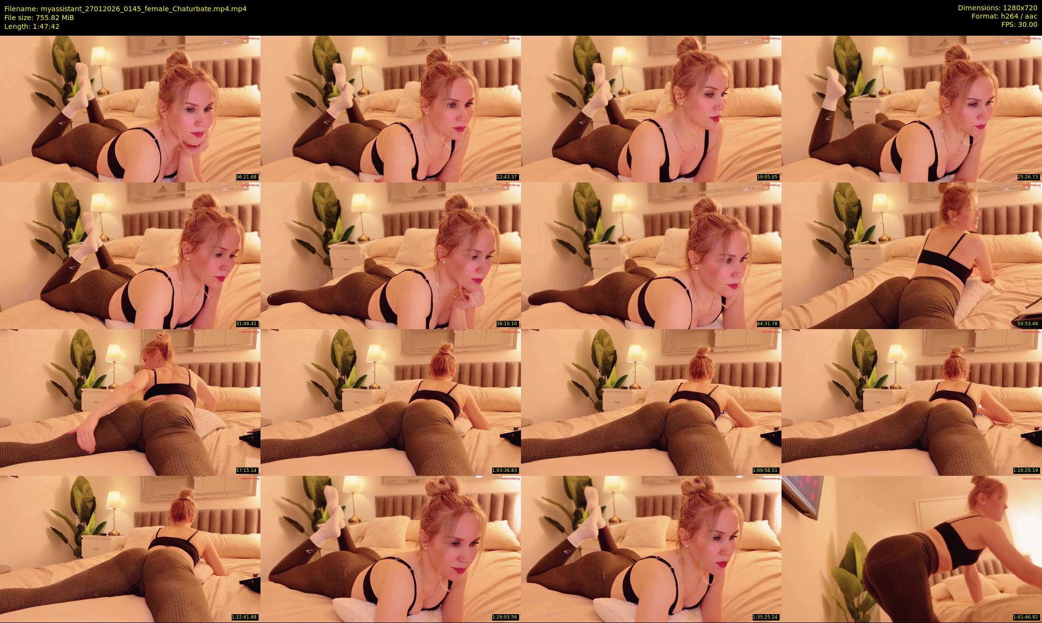 myassistant — 108 minute Chaturbate female cam show recording, 720p, Jan 27, 2026