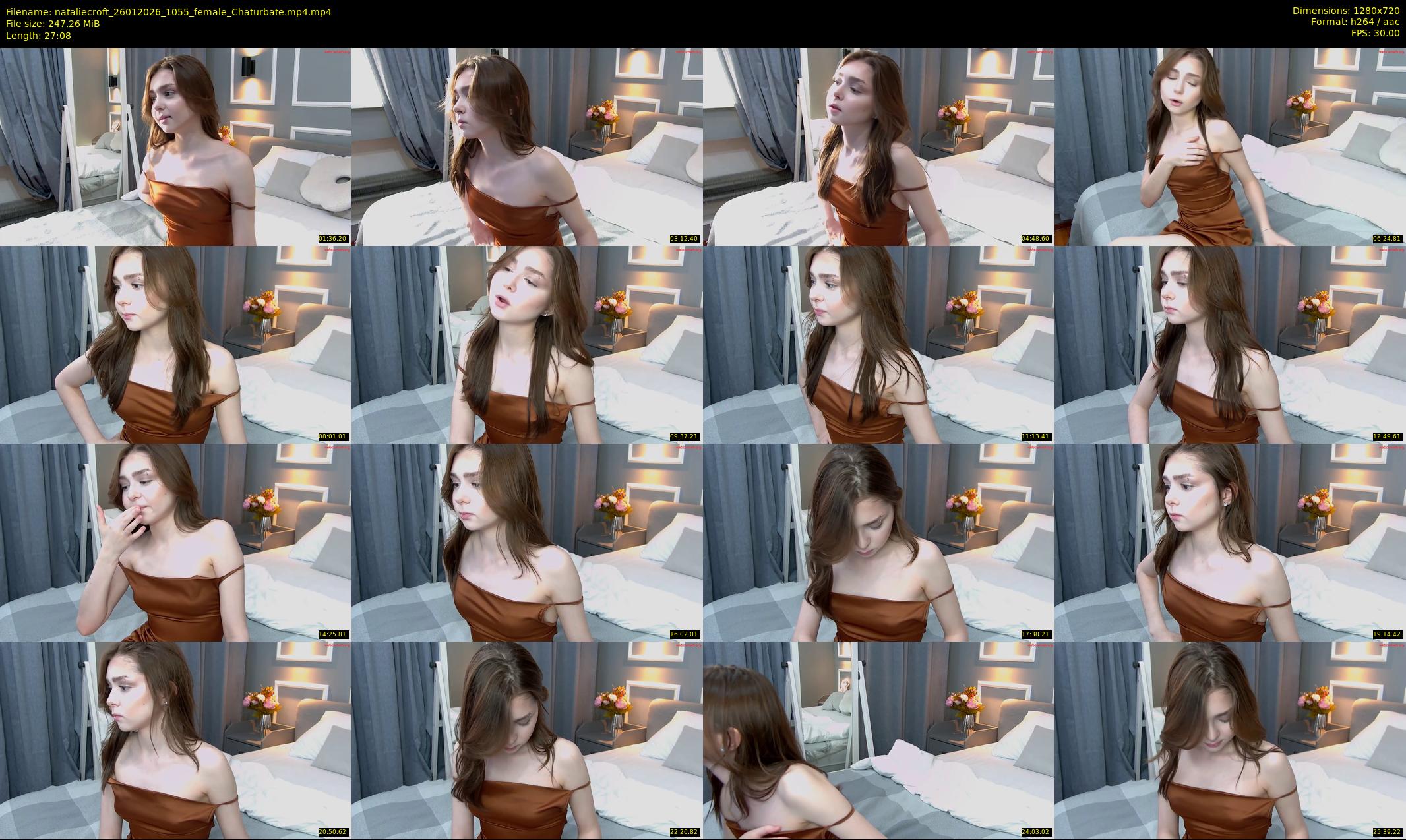 nataliecroft — 28 minute Chaturbate female cam show recording, 720p, Jan 26, 2026