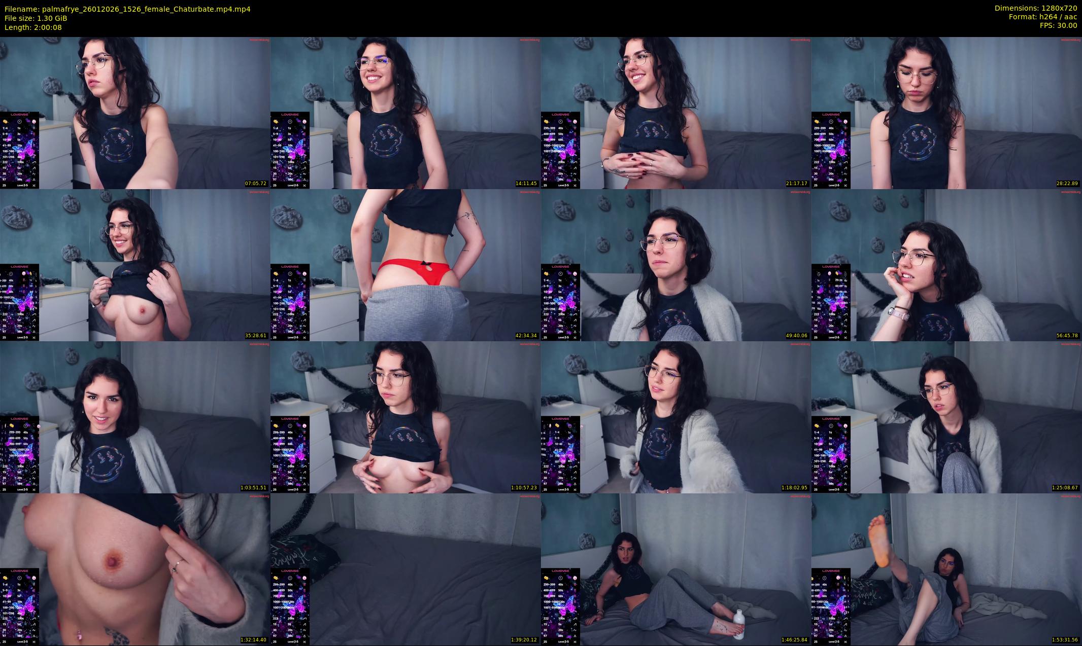 palmafrye — 121 minute Chaturbate female cam show recording, 720p, Jan 26, 2026