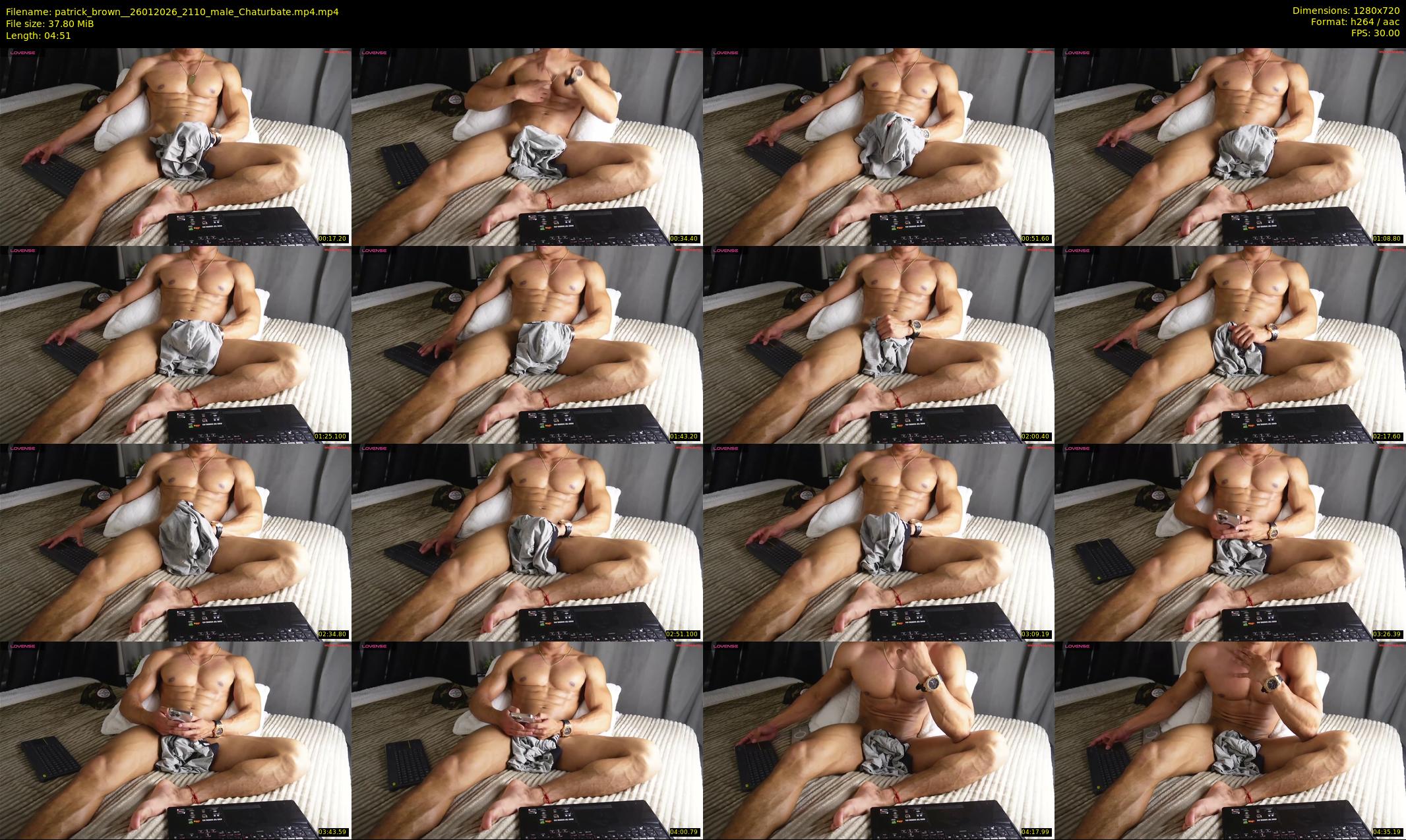 patrick_brown_ — 5 minute Chaturbate male cam show recording, 720p, Jan 26, 2026