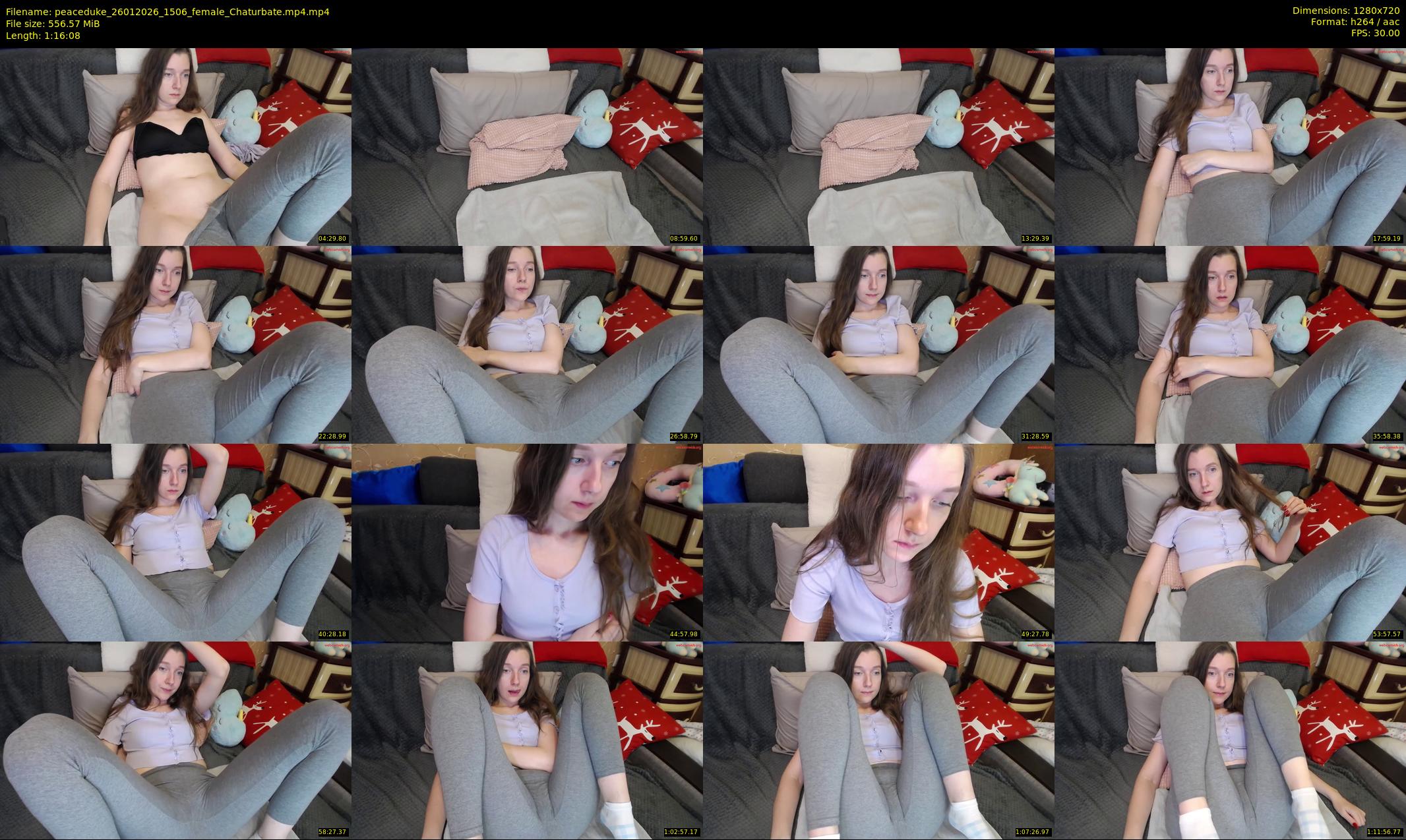 peaceduke — 77 minute Chaturbate female cam show recording, 720p, Jan 26, 2026
