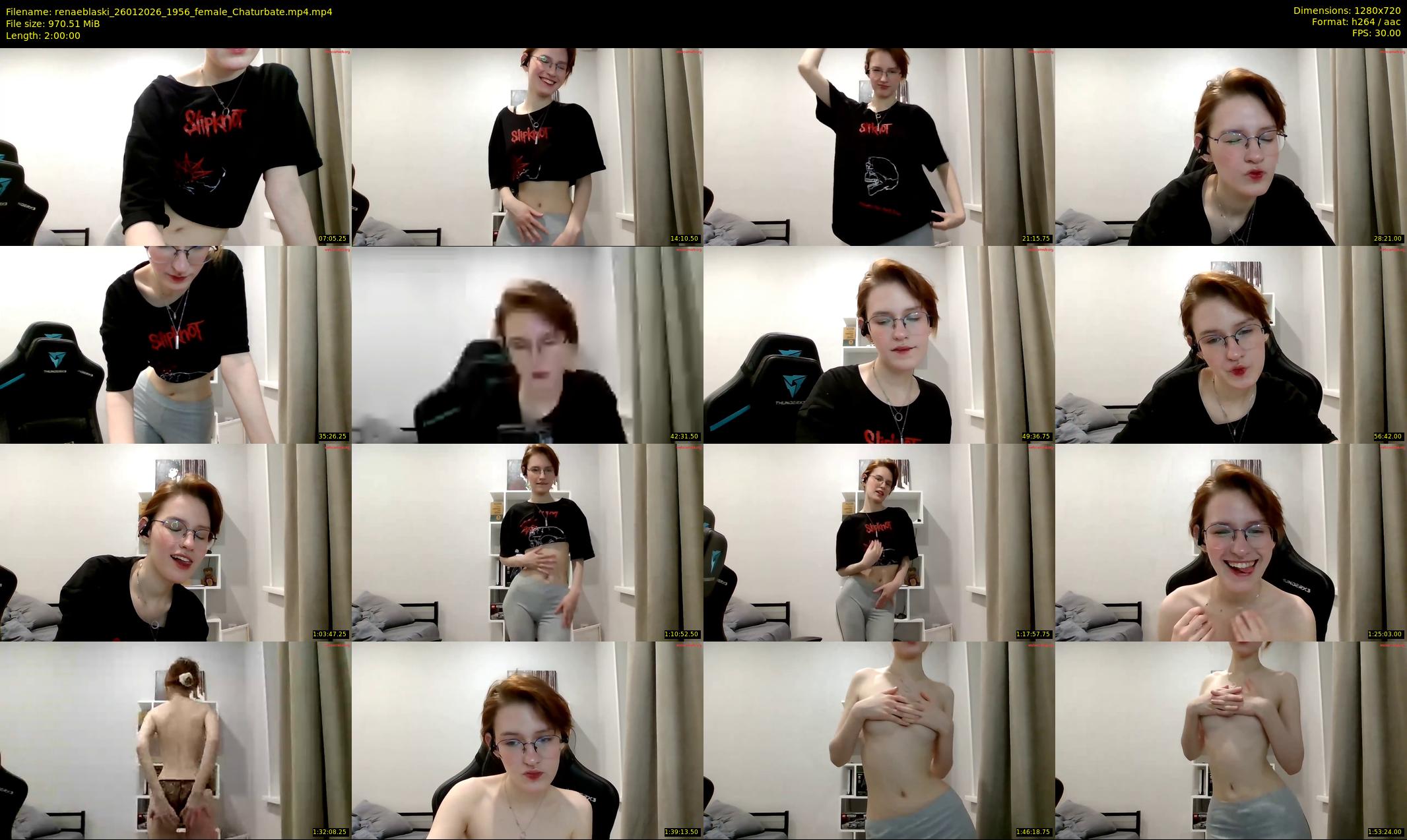 renaeblaski — 120 minute Chaturbate female cam show recording, 720p, Jan 26, 2026