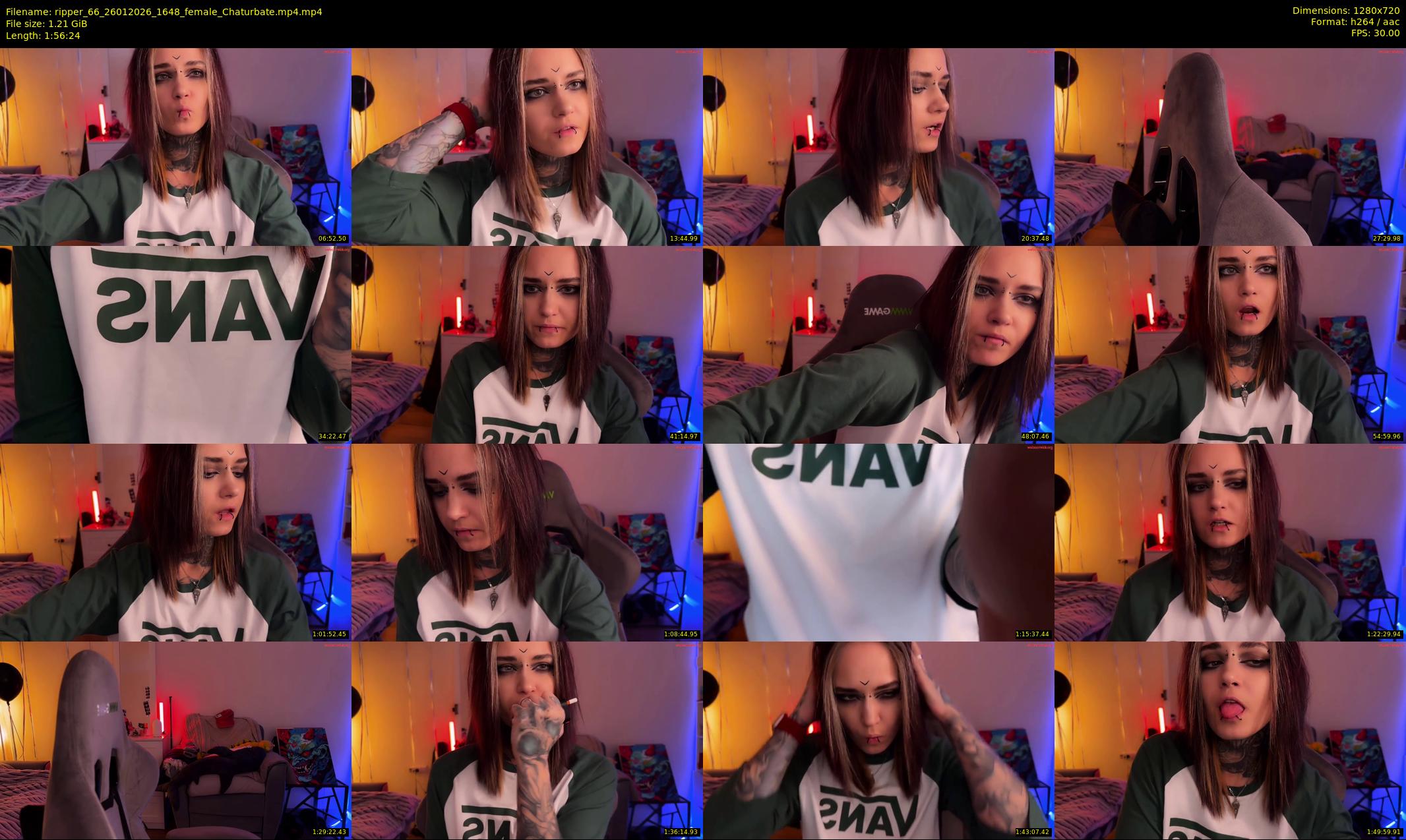 ripper_66 — 117 minute Chaturbate female cam show recording, 720p, Jan 26, 2026