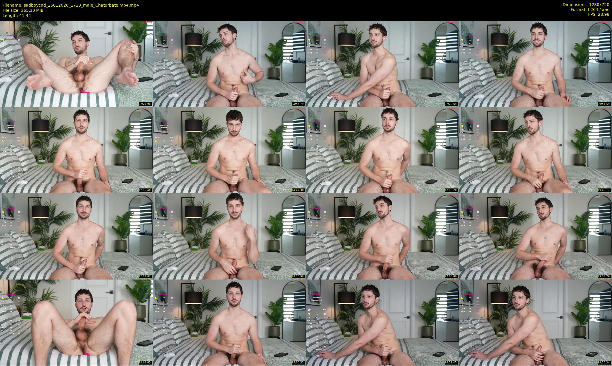 sadboycnd — 42 minute Chaturbate male cam show recording, 720p, Jan 26, 2026