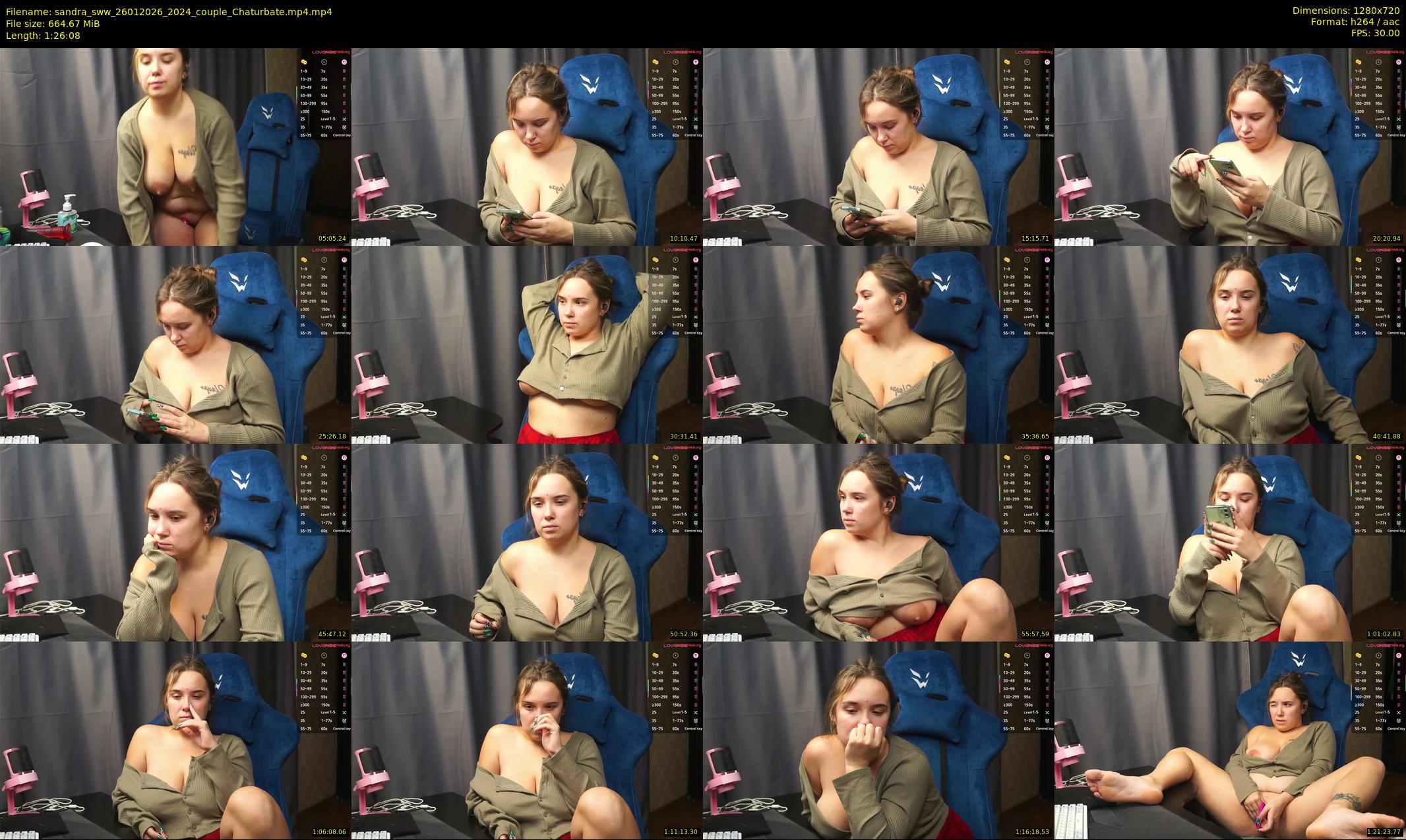 sandra_sww — 87 minute Chaturbate couple cam show recording, 720p, Jan 26, 2026