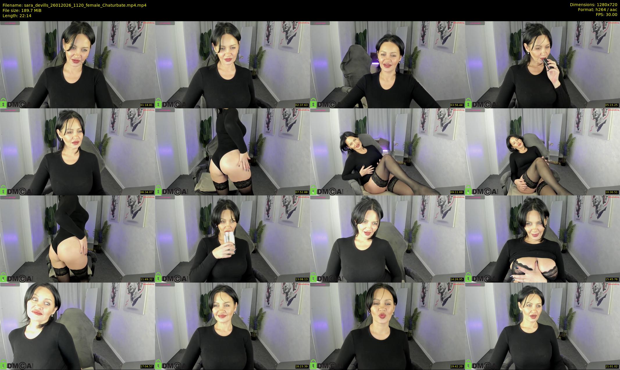 sara_devills — 23 minute Chaturbate female cam show recording, 720p, Jan 26, 2026