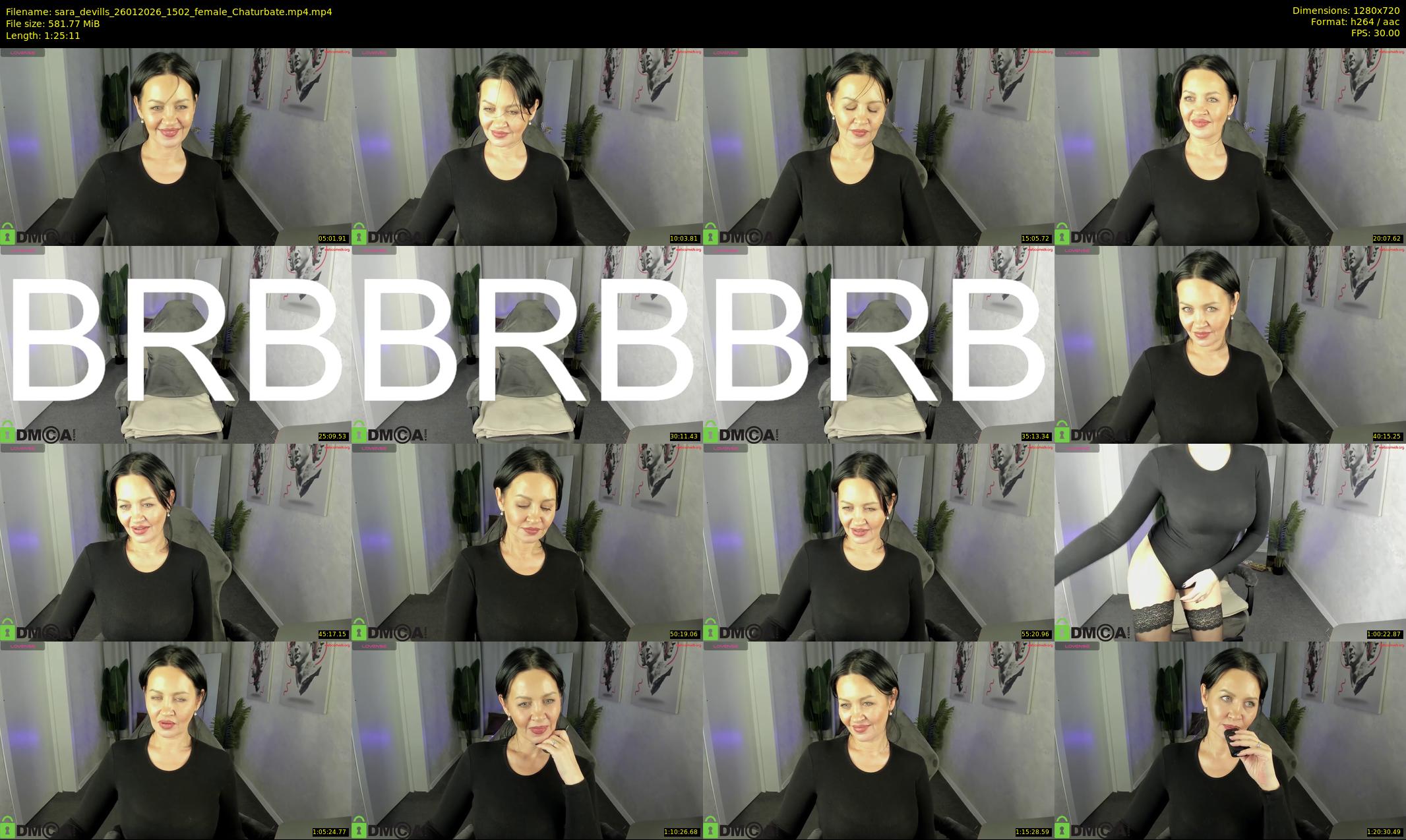 sara_devills — 86 minute Chaturbate female cam show recording, 720p, Jan 26, 2026
