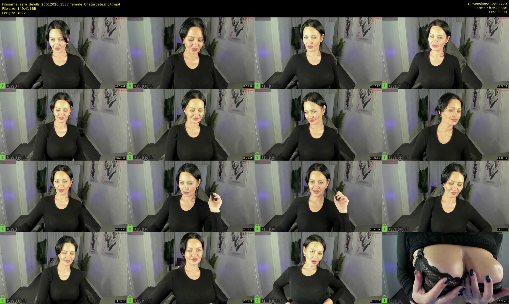 sara_devills — 19 minute Chaturbate female cam show recording, 720p, Jan 26, 2026