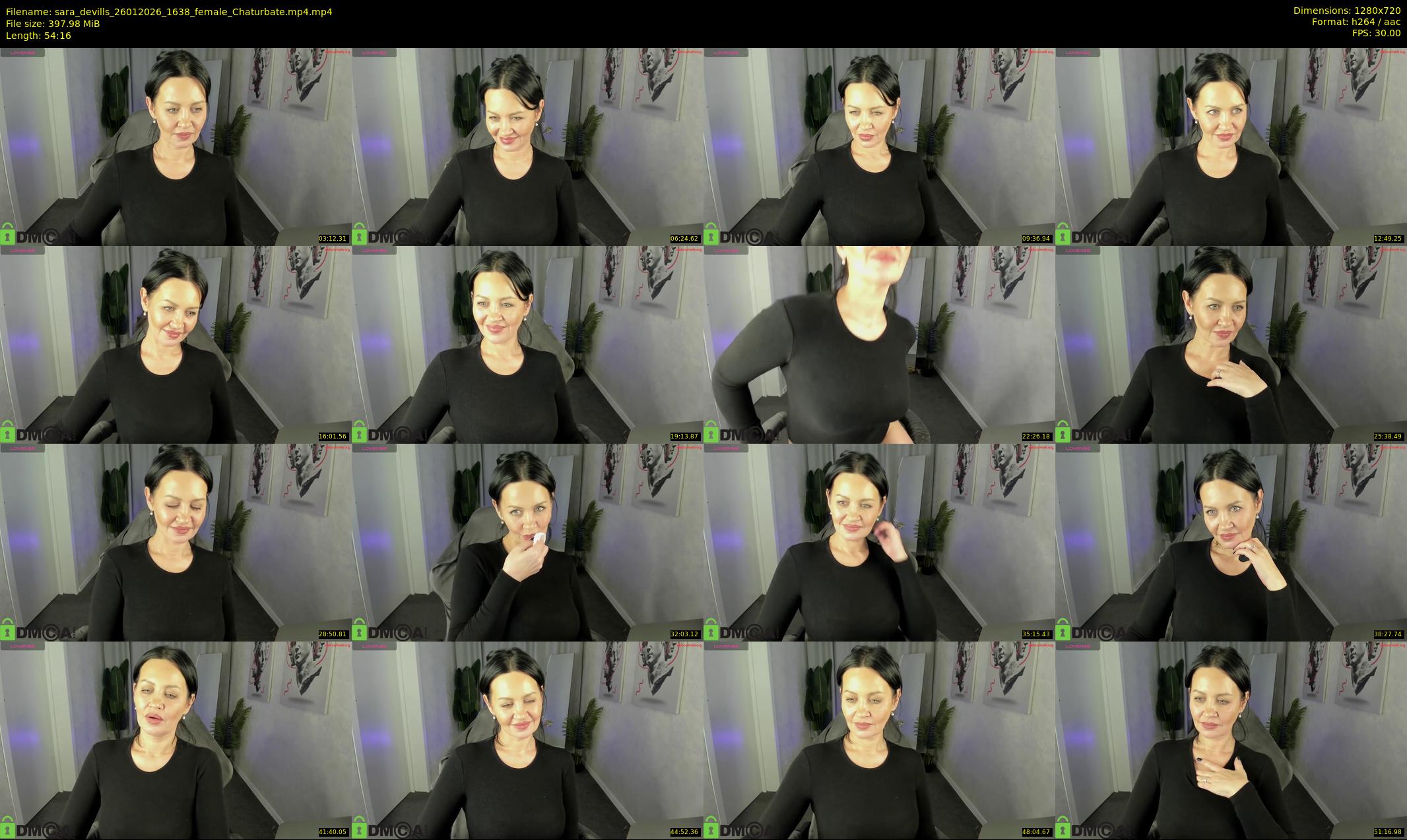 sara_devills — 55 minute Chaturbate female cam show recording, 720p, Jan 26, 2026