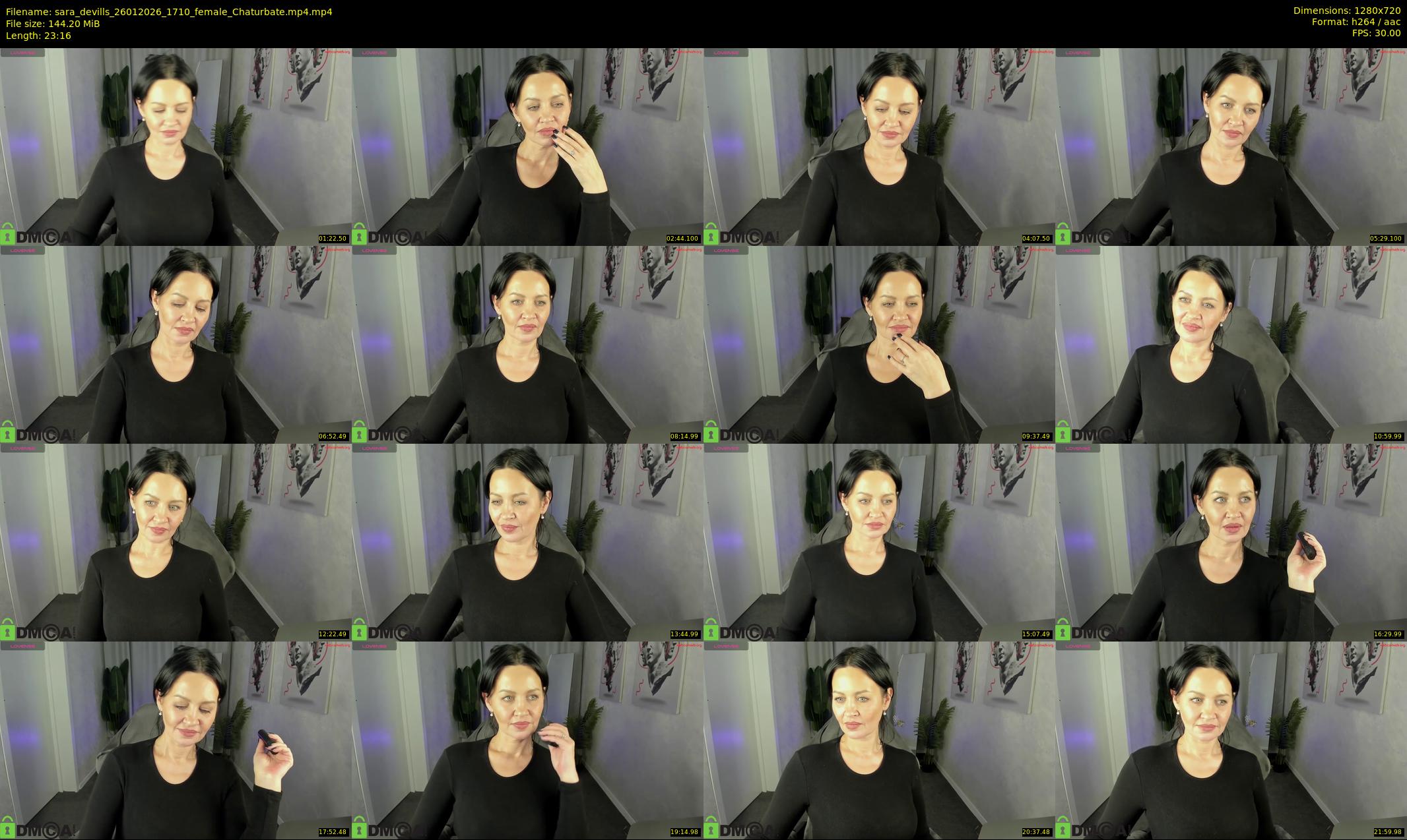 sara_devills — 24 minute Chaturbate female cam show recording, 720p, Jan 26, 2026