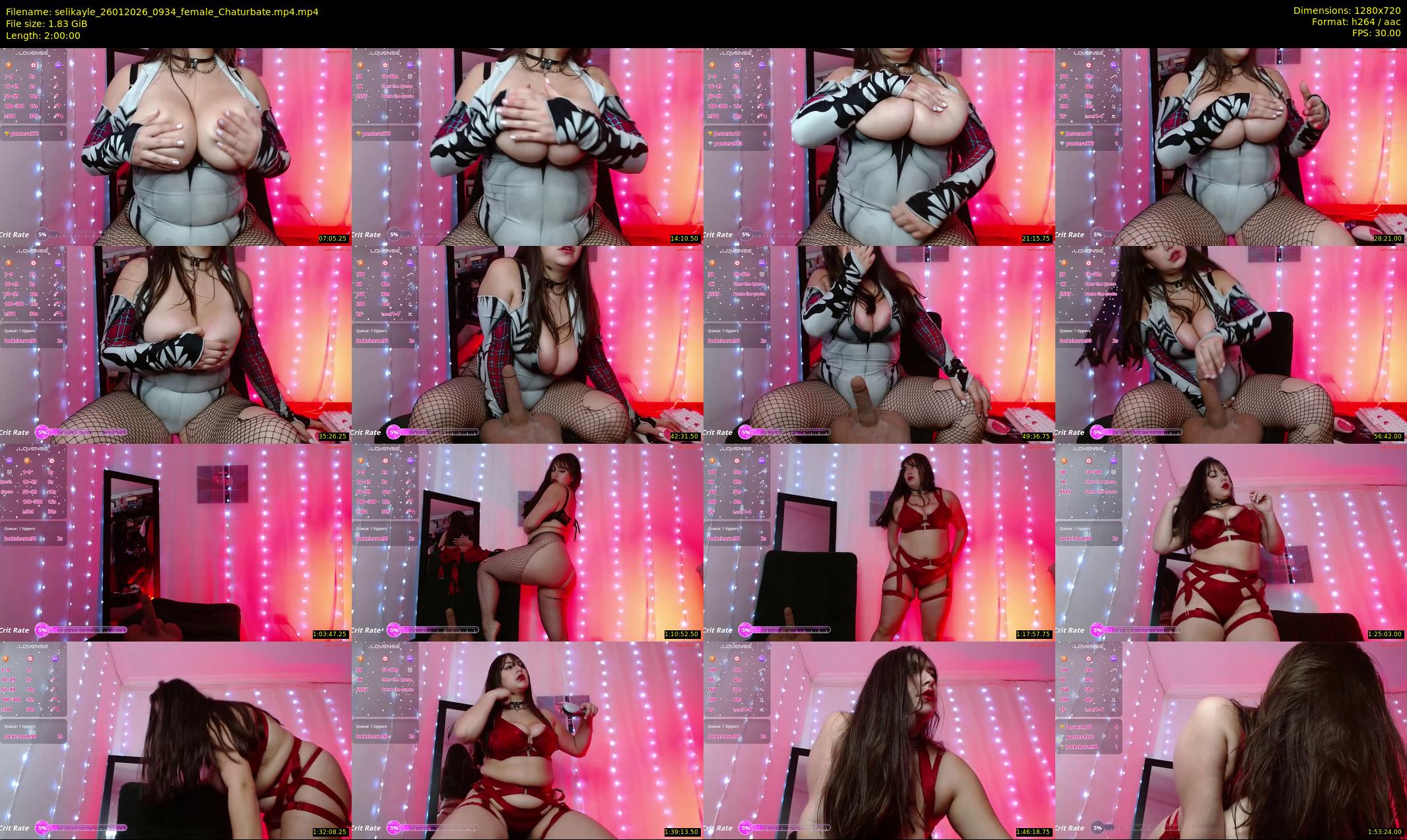 selikayle — 120 minute Chaturbate female cam show recording, 720p, Jan 26, 2026