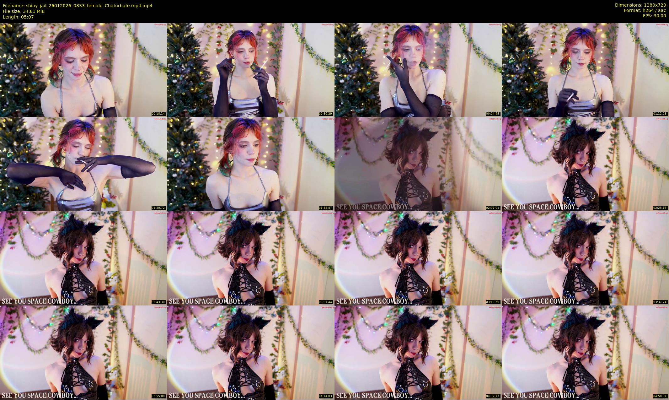 shiny_jail — 6 minute Chaturbate female cam show recording, 720p, Jan 26, 2026