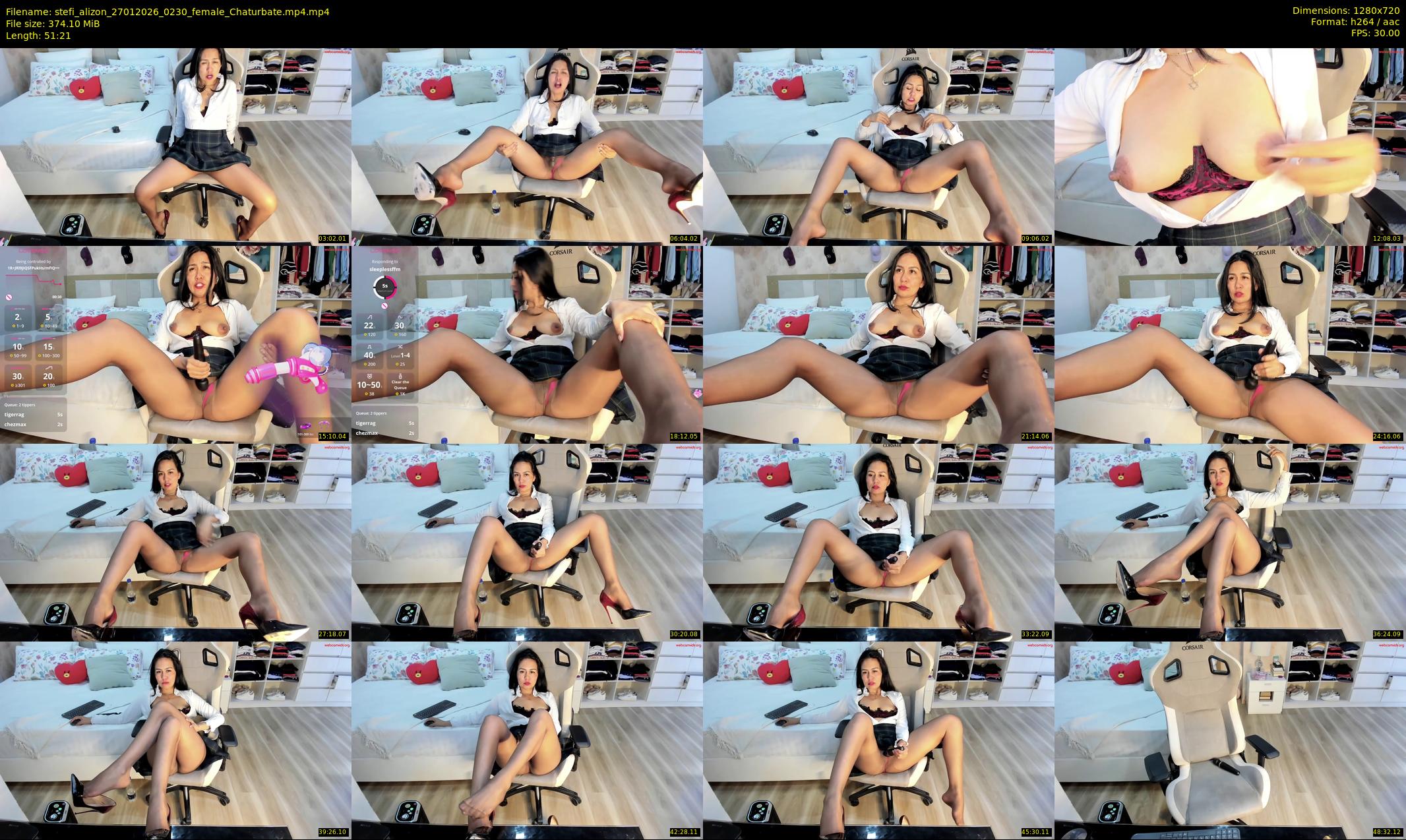 stefi_alizon — 52 minute Chaturbate female cam show recording, 720p, Jan 27, 2026