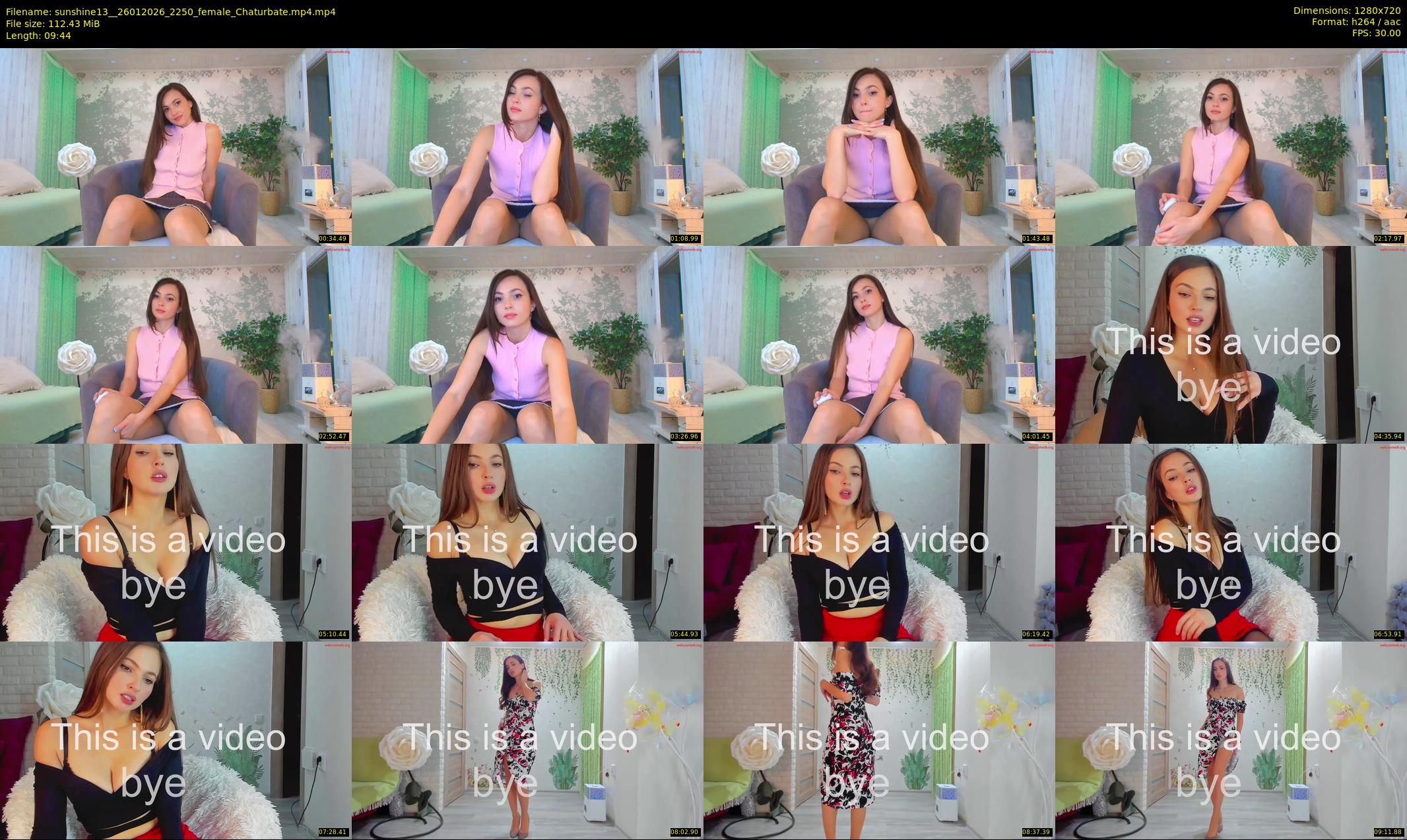 sunshine13_ — 10 minute Chaturbate female cam show recording, 720p, Jan 26, 2026