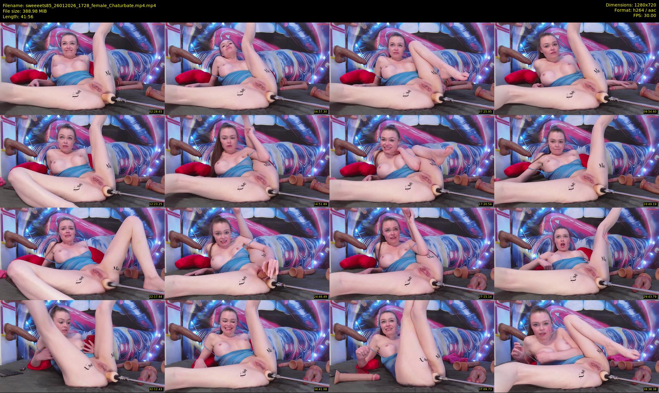 sweeeets85 — 42 minute Chaturbate female cam show recording, 720p, Jan 26, 2026