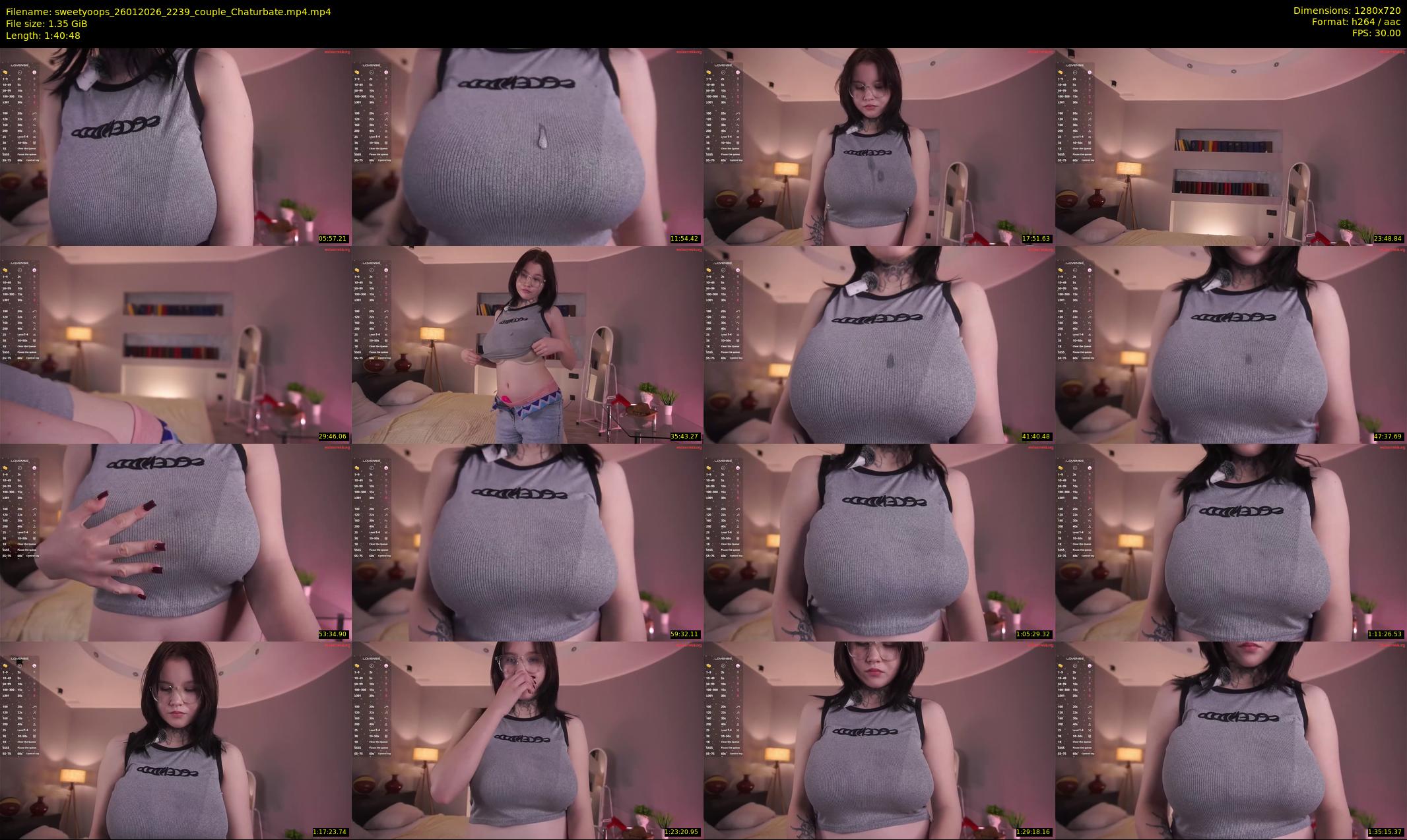 sweetyoops — 101 minute Chaturbate female cam show recording, 720p, Jan 26, 2026