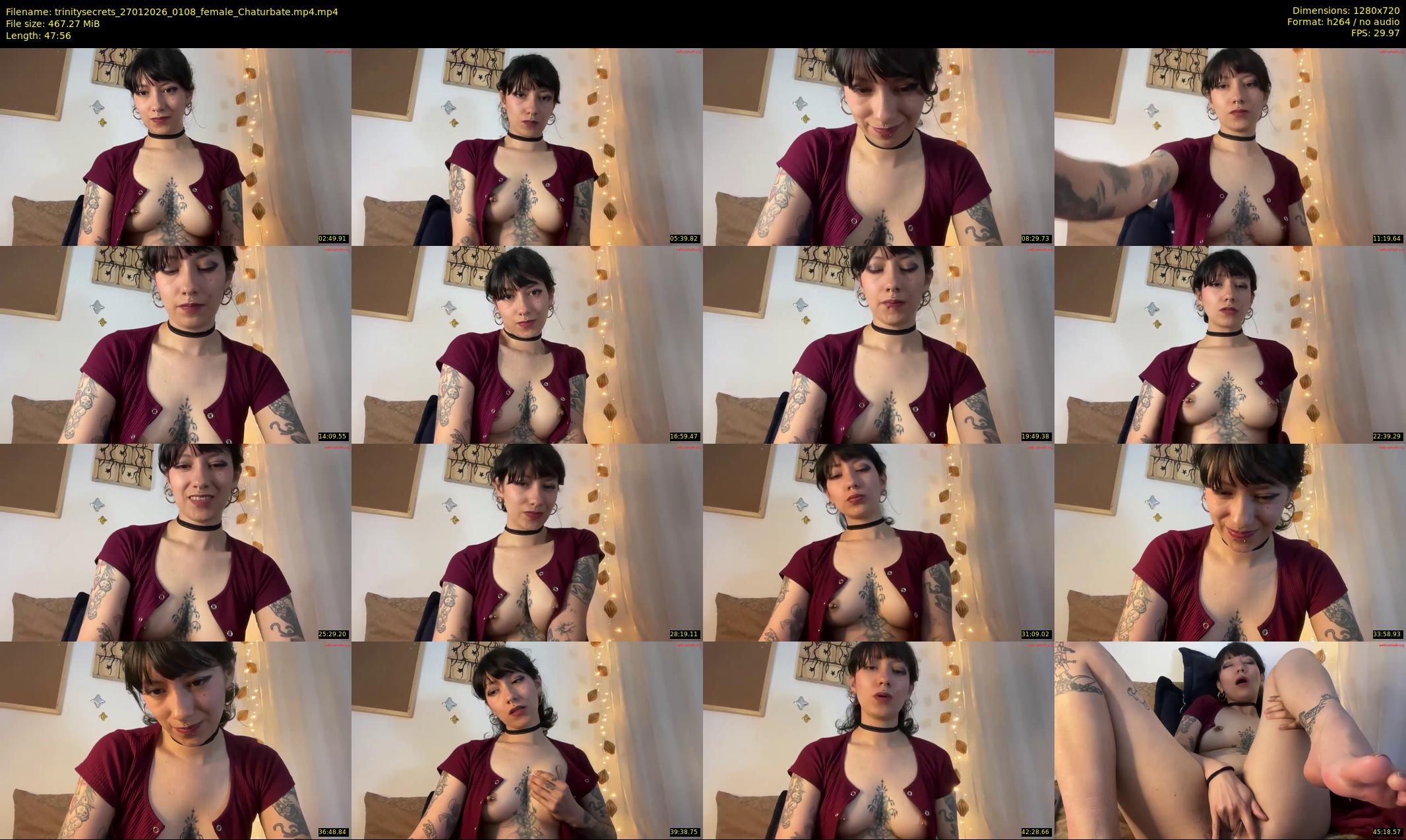trinitysecrets — 48 minute Chaturbate female cam show recording, 720p, Jan 27, 2026