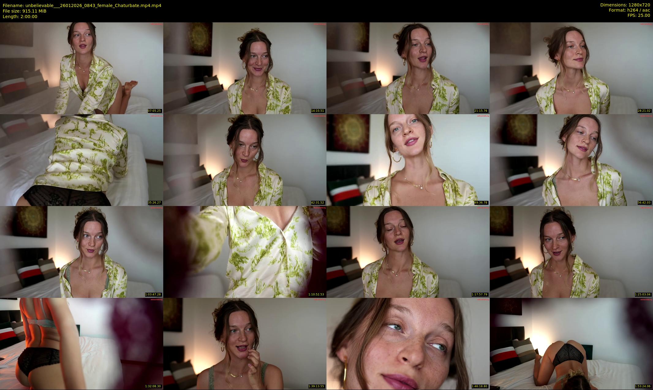 unbelievable__ — 120 minute Chaturbate female cam show recording, 720p, Jan 26, 2026