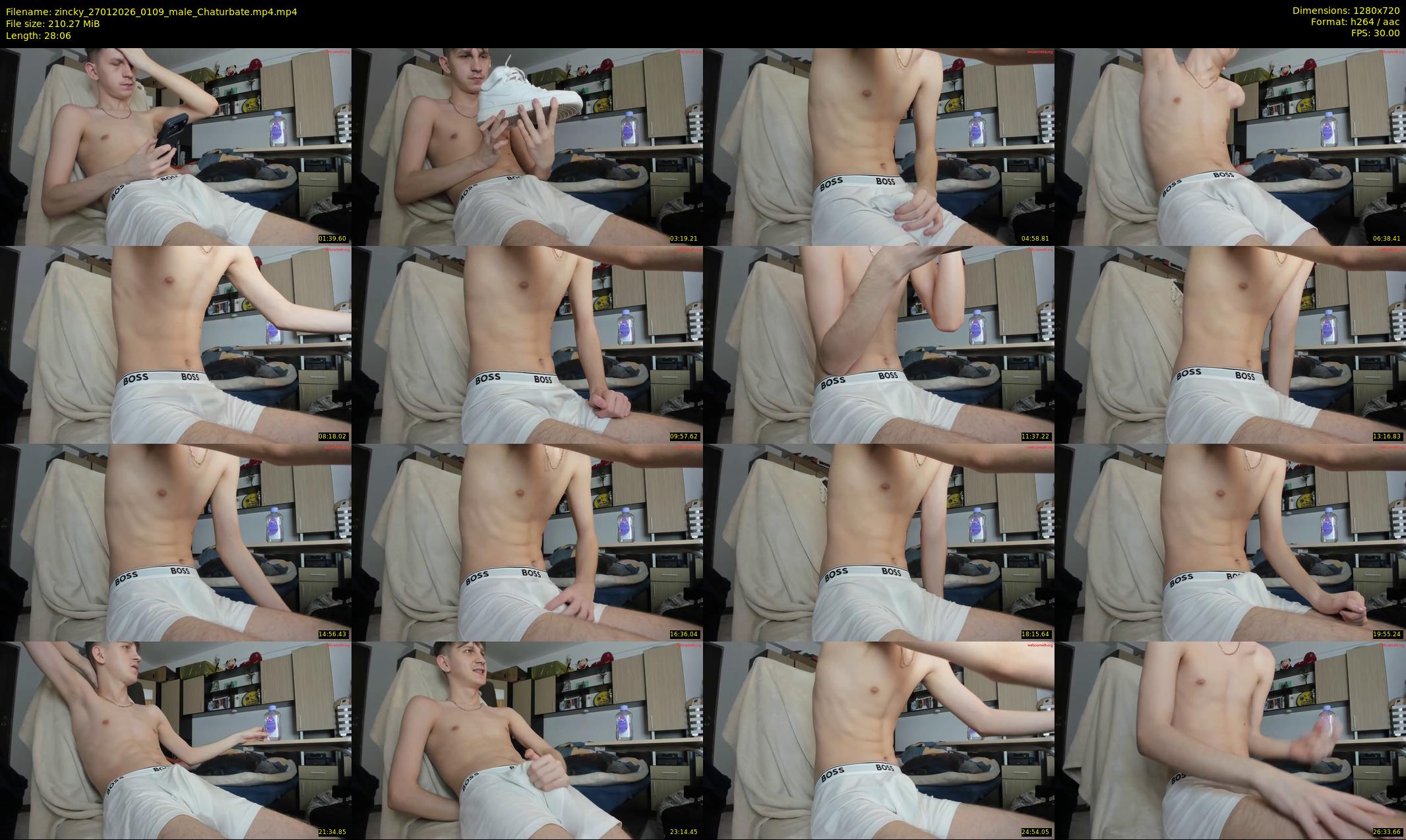 zincky — 29 minute Chaturbate male cam show recording, 720p, Jan 27, 2026