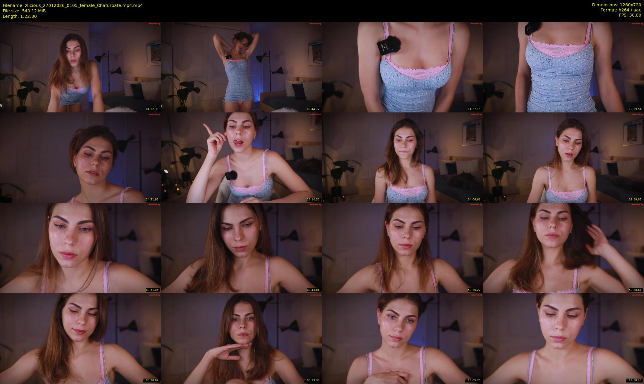 zlicious — 83 minute Chaturbate female cam show recording, 720p, Jan 27, 2026