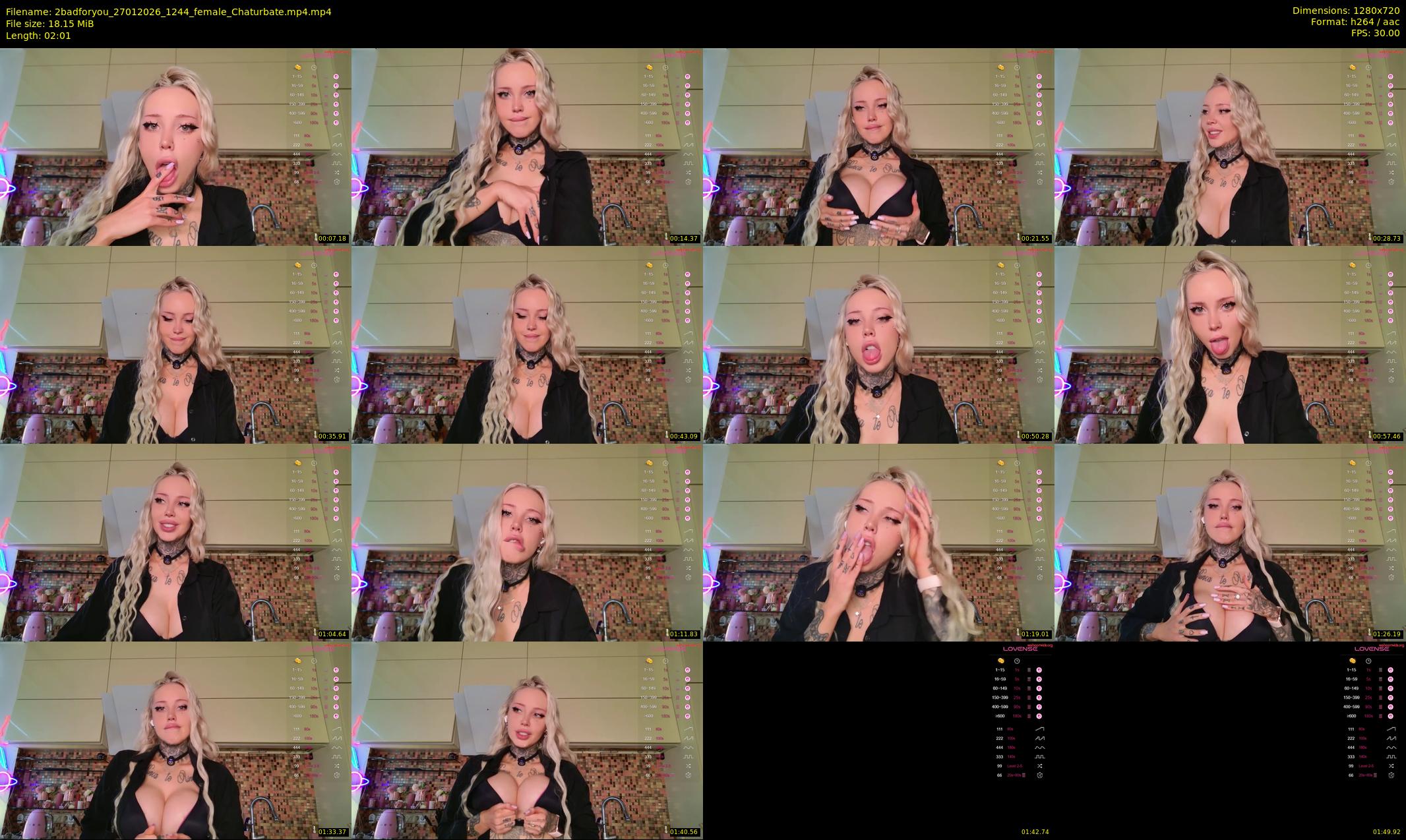 2badforyou — 3 minute Chaturbate couple cam show recording, 720p, Jan 27, 2026