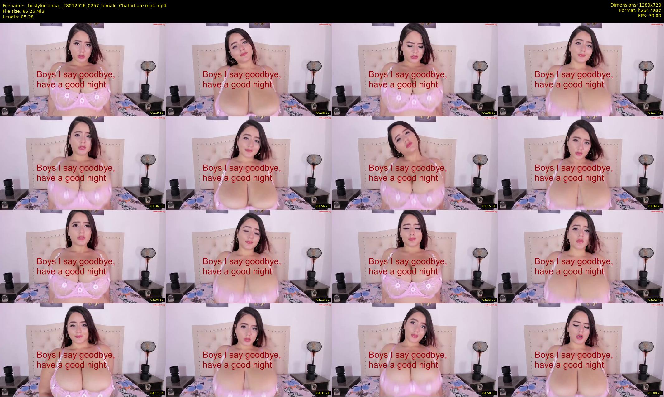 _bustylucianaa_ — 6 minute Chaturbate female cam show recording, 720p, Jan 28, 2026