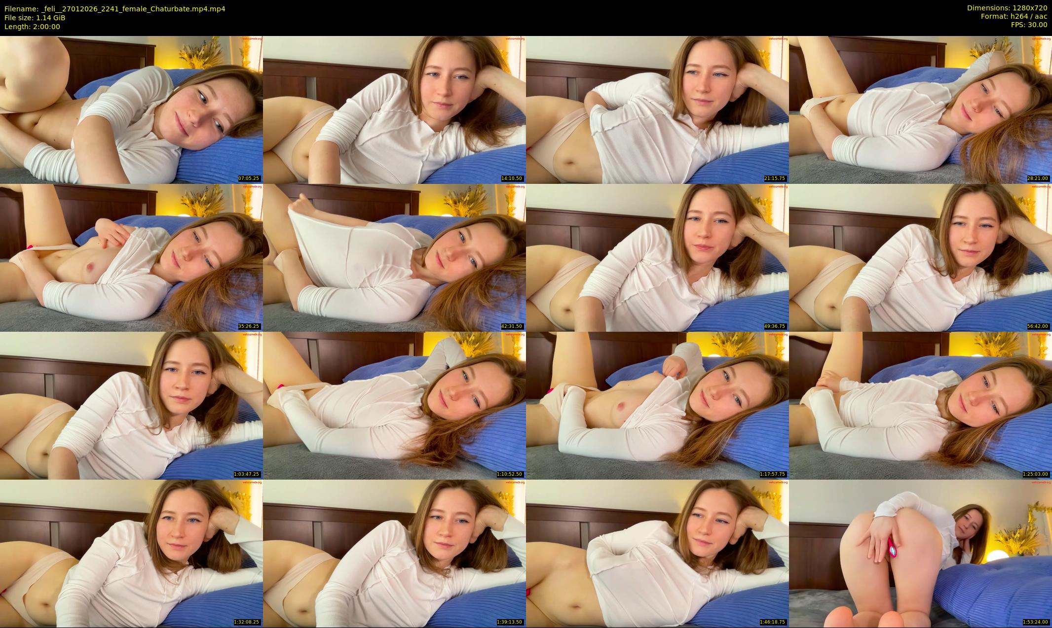 _feli_ — 120 minute Chaturbate female cam show recording, 720p, Jan 27, 2026