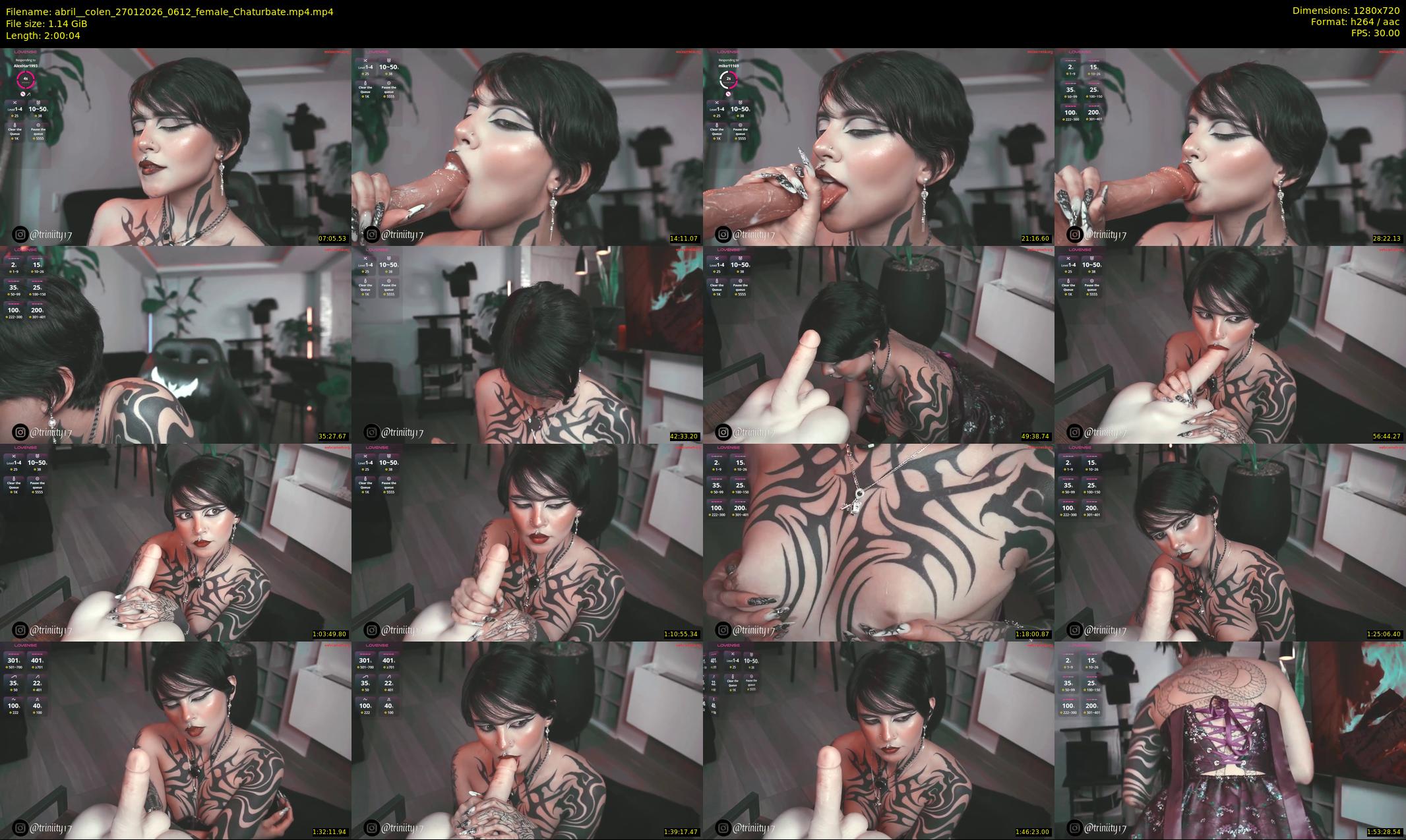 abril__colen — 121 minute Chaturbate female cam show recording, 720p, Jan 27, 2026