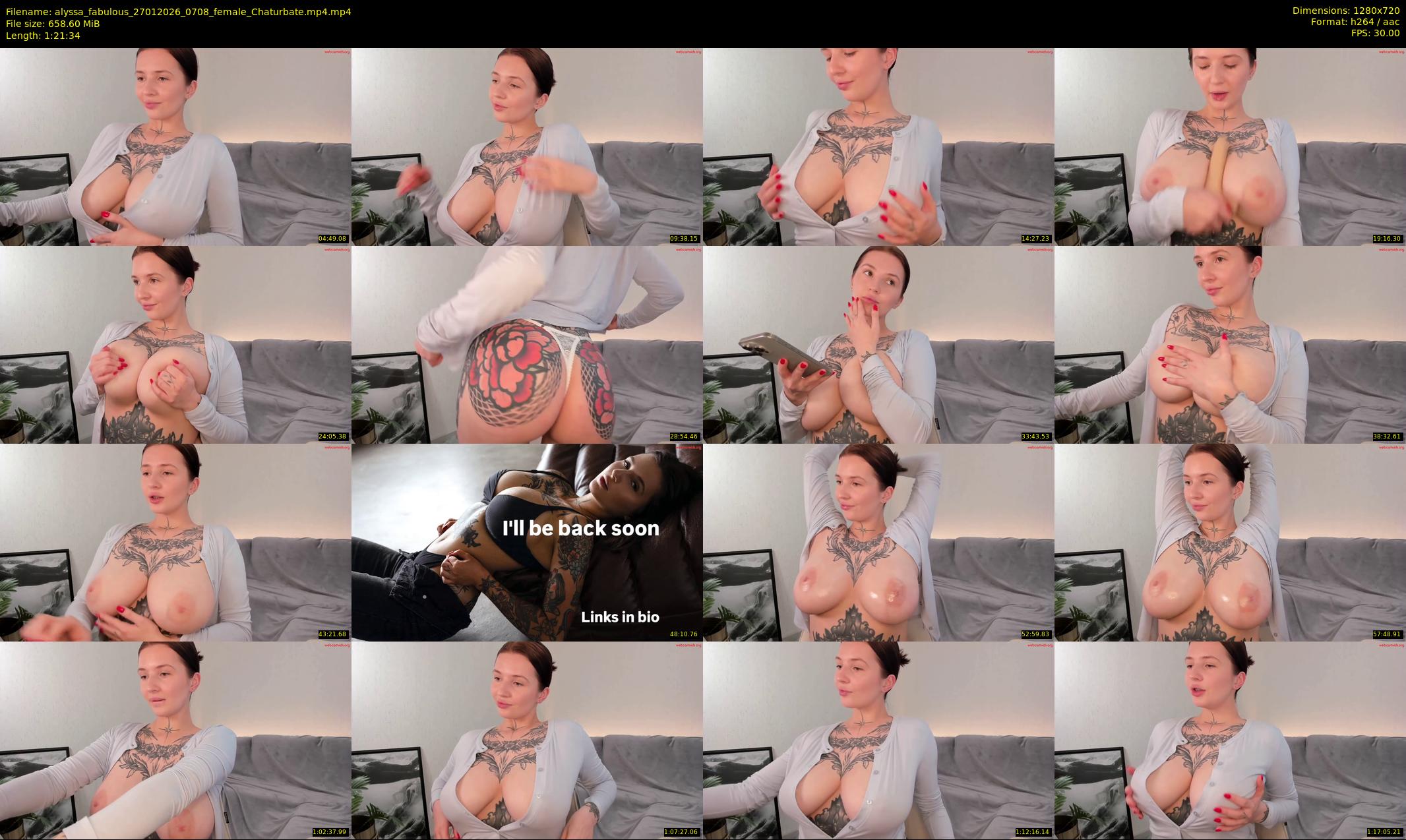 alyssa_fabulous — 82 minute Chaturbate female cam show recording, 720p, Jan 27, 2026