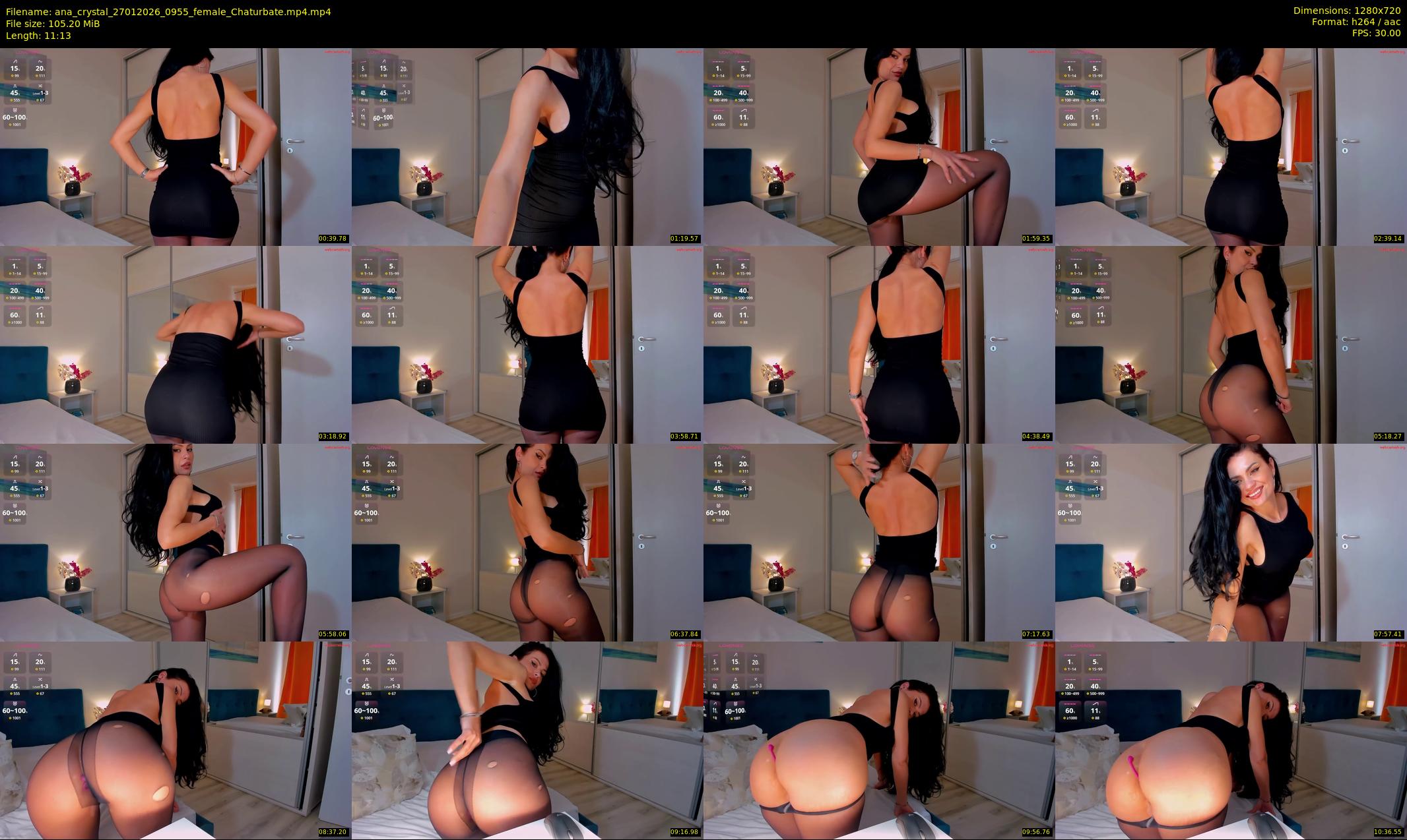ana_crystal — 12 minute Chaturbate female cam show recording, 720p, Jan 27, 2026