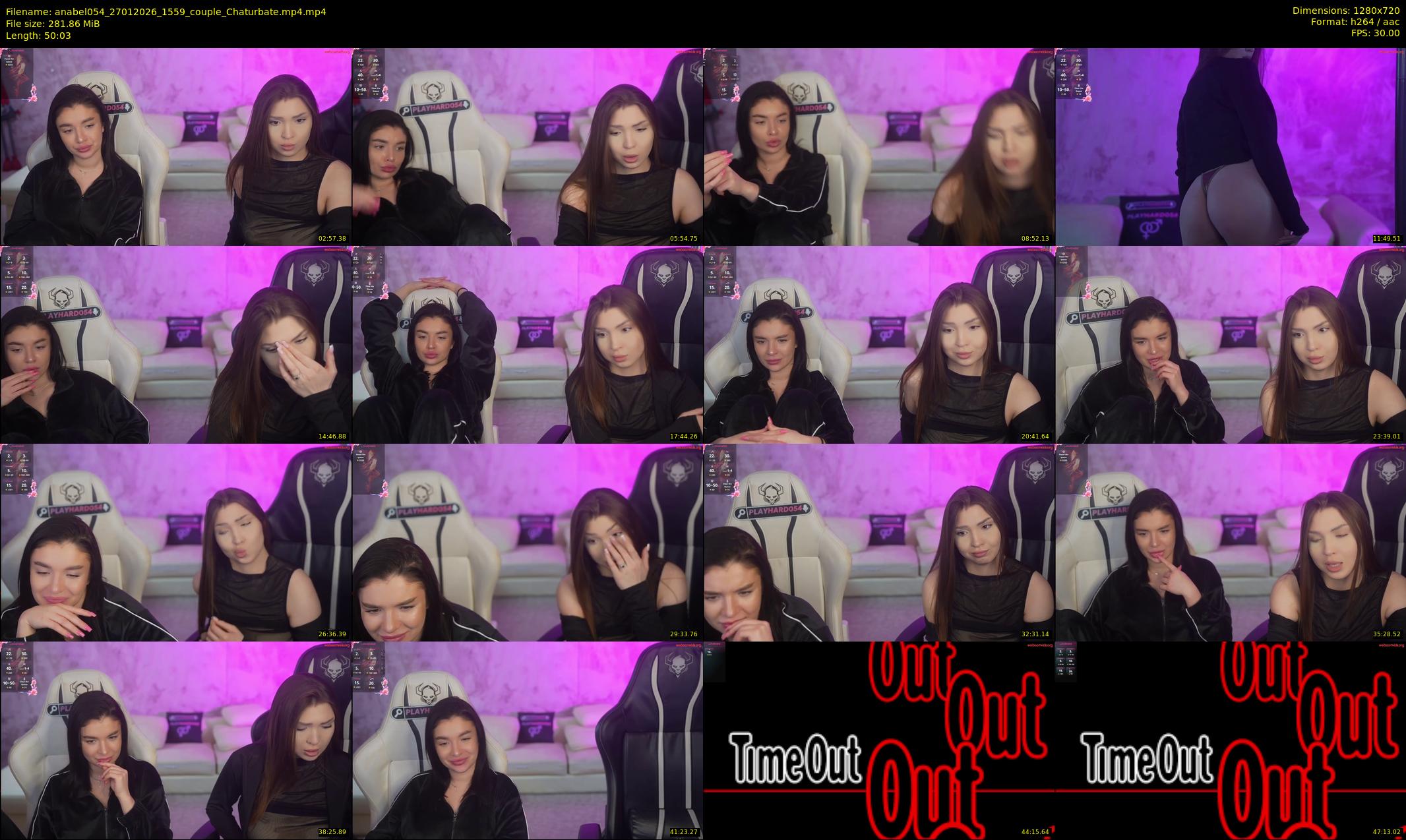 anabel054 — 51 minute Chaturbate female cam show recording, 720p, Jan 27, 2026