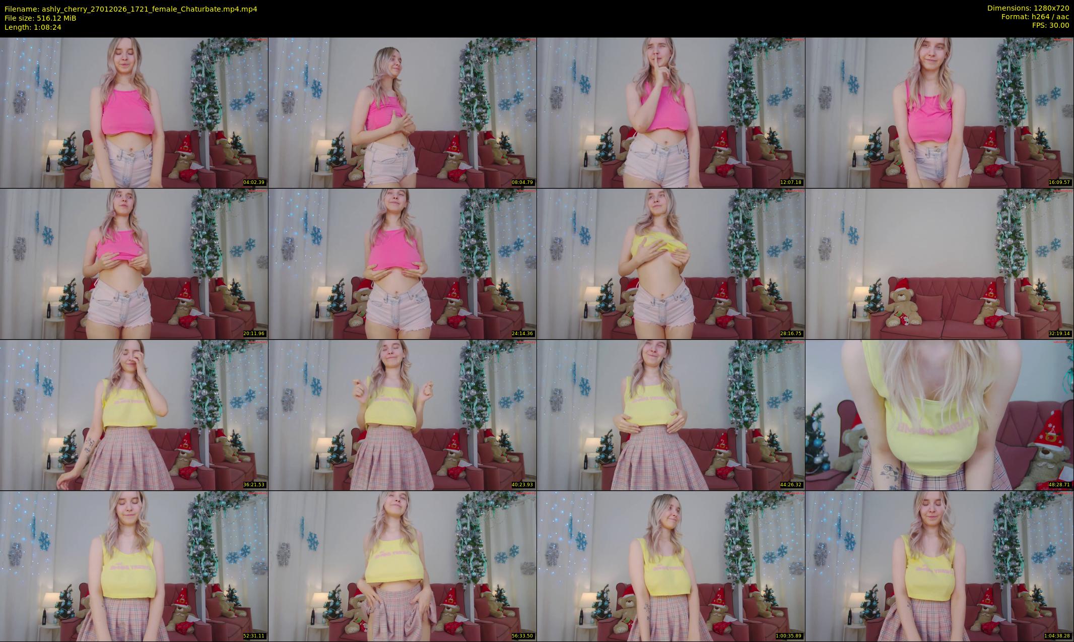 ashly_cherry — 69 minute Chaturbate female cam show recording, 720p, Jan 27, 2026