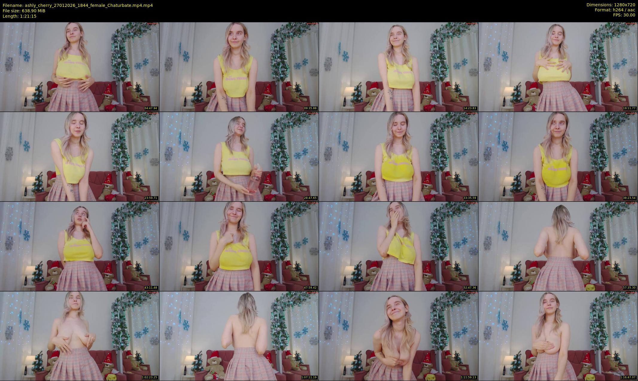 ashly_cherry — 82 minute Chaturbate female cam show recording, 720p, Jan 27, 2026