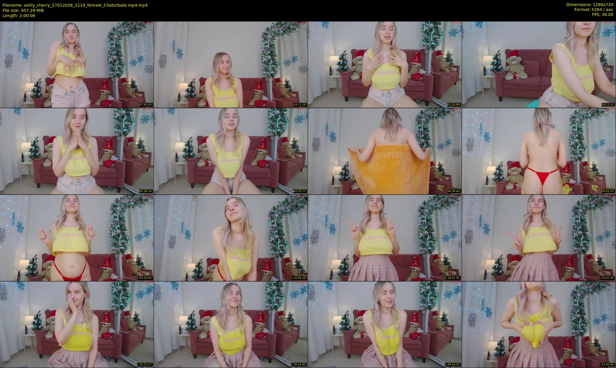 ashly_cherry — 121 minute Chaturbate female cam show recording, 720p, Jan 27, 2026