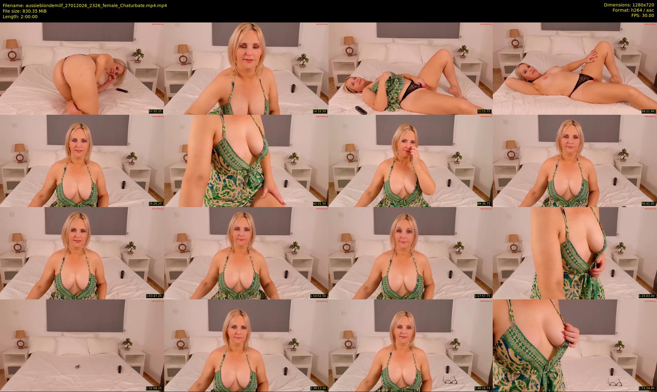 aussieblondemilf — 120 minute Chaturbate female cam show recording, 720p, Jan 27, 2026